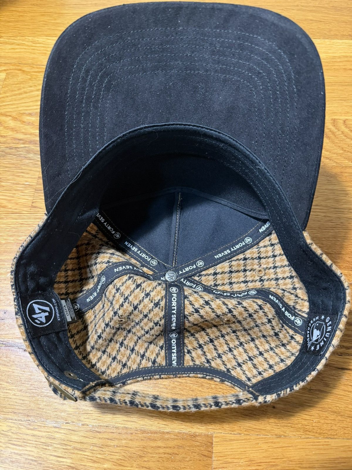 47 Brand Dodgers Plaid Hat Size ONE SIZE - 2 Thumbnail