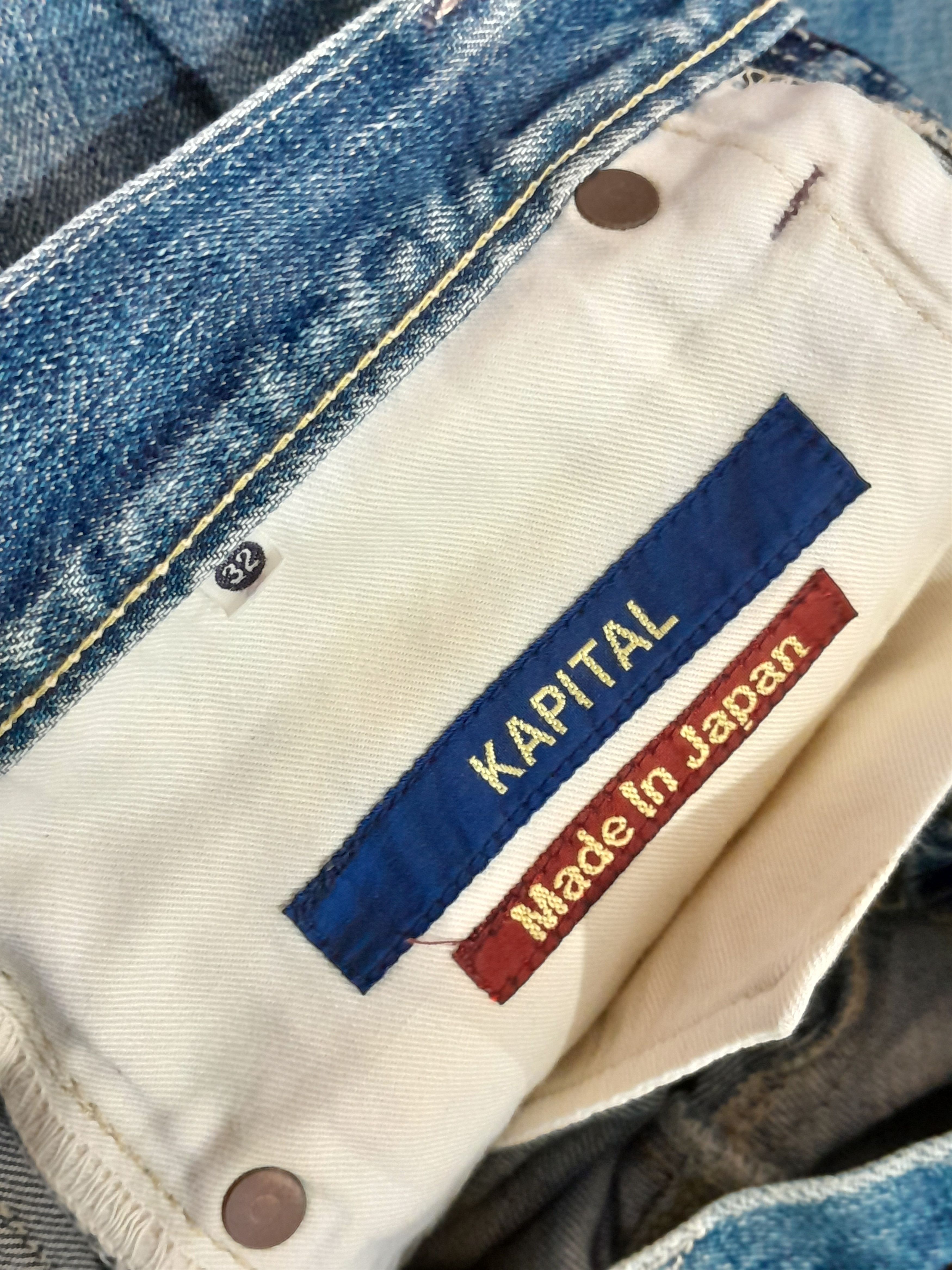 Japanese Brand KAPITAL jeans Selvedge Vintage Size US 33 - 11 Thumbnail