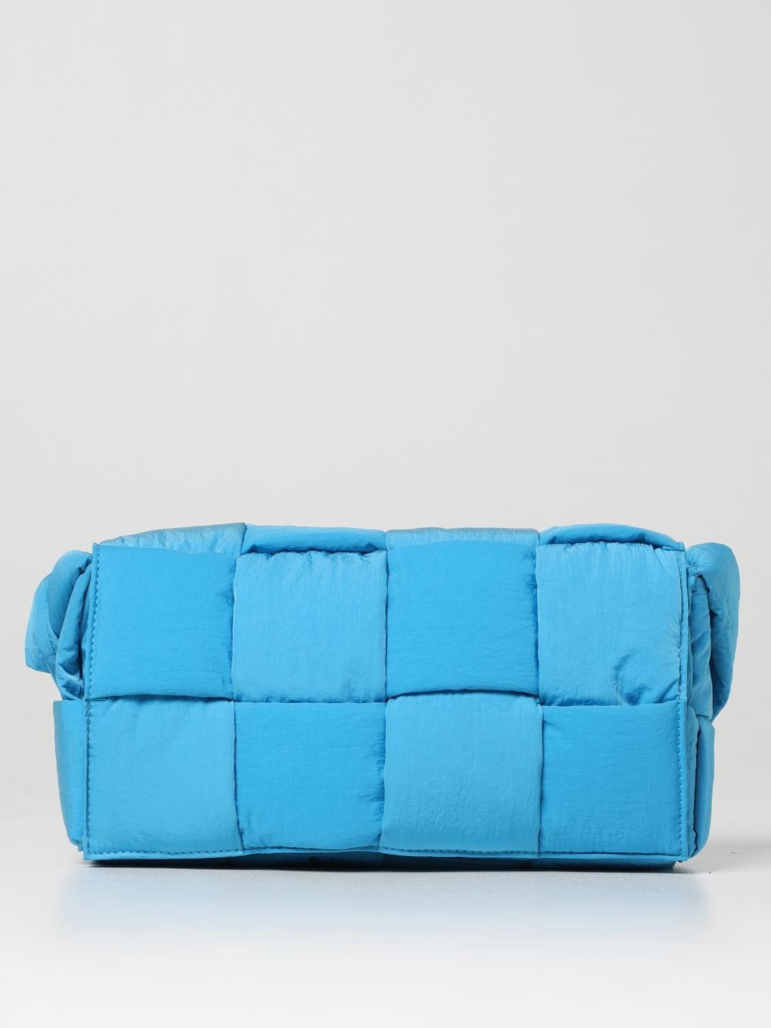 Bottega Veneta Padded Tech Cassette Nylon Shoulder Bag Blue Size ONE SIZE - 1 Thumbnail