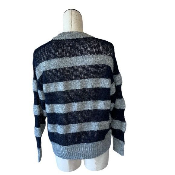 Zara NWOT ZARA WOOL BLEND FRENCH STRIPED SWEATER LIGHTWEIGHT Size S / US 4 / IT 40 - 8 Thumbnail
