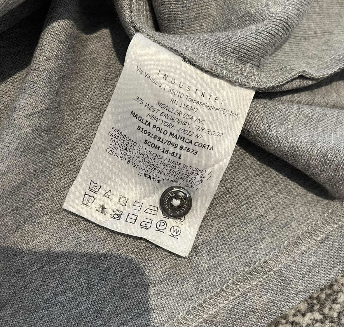 Moncler Moncler logo polo Size US XXL / EU 58 / 5 - 4 Thumbnail