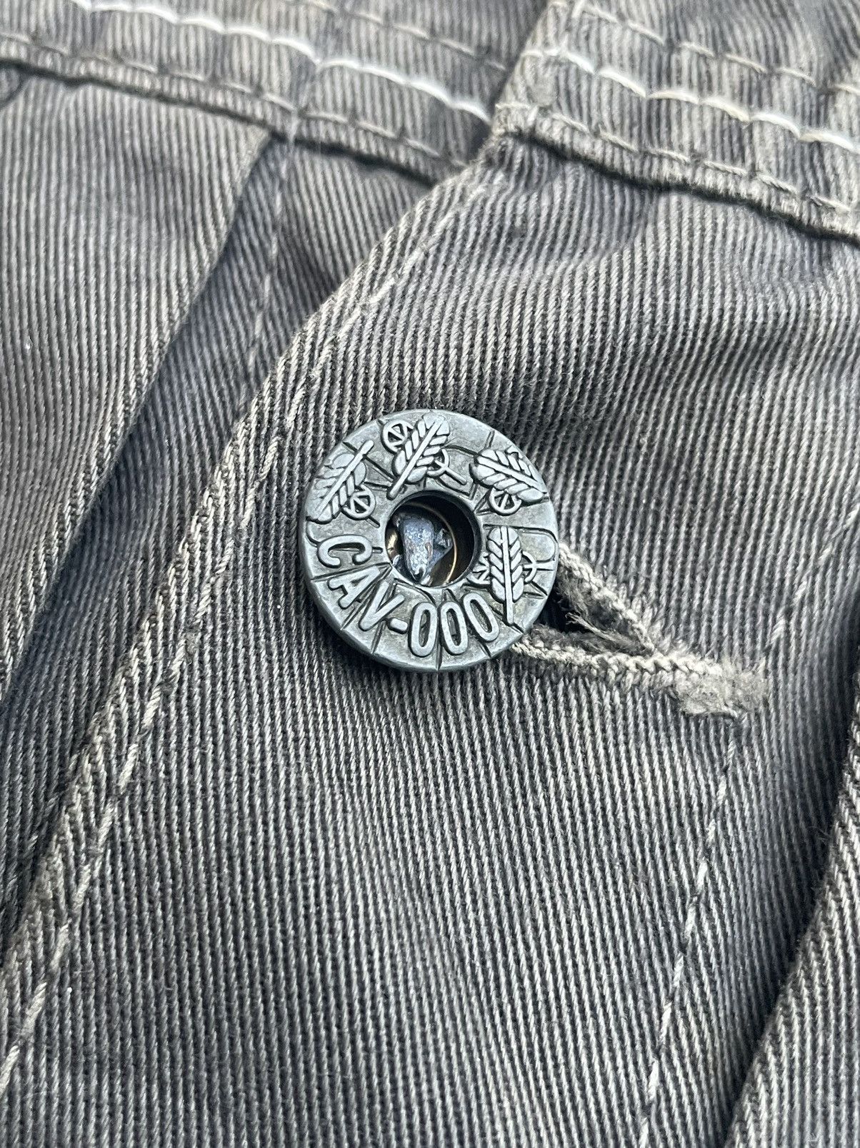 Japanese Brand Cav-000 Sun Faded Denim Jacket Size US S / EU 44-46 / 1 - 14 Thumbnail