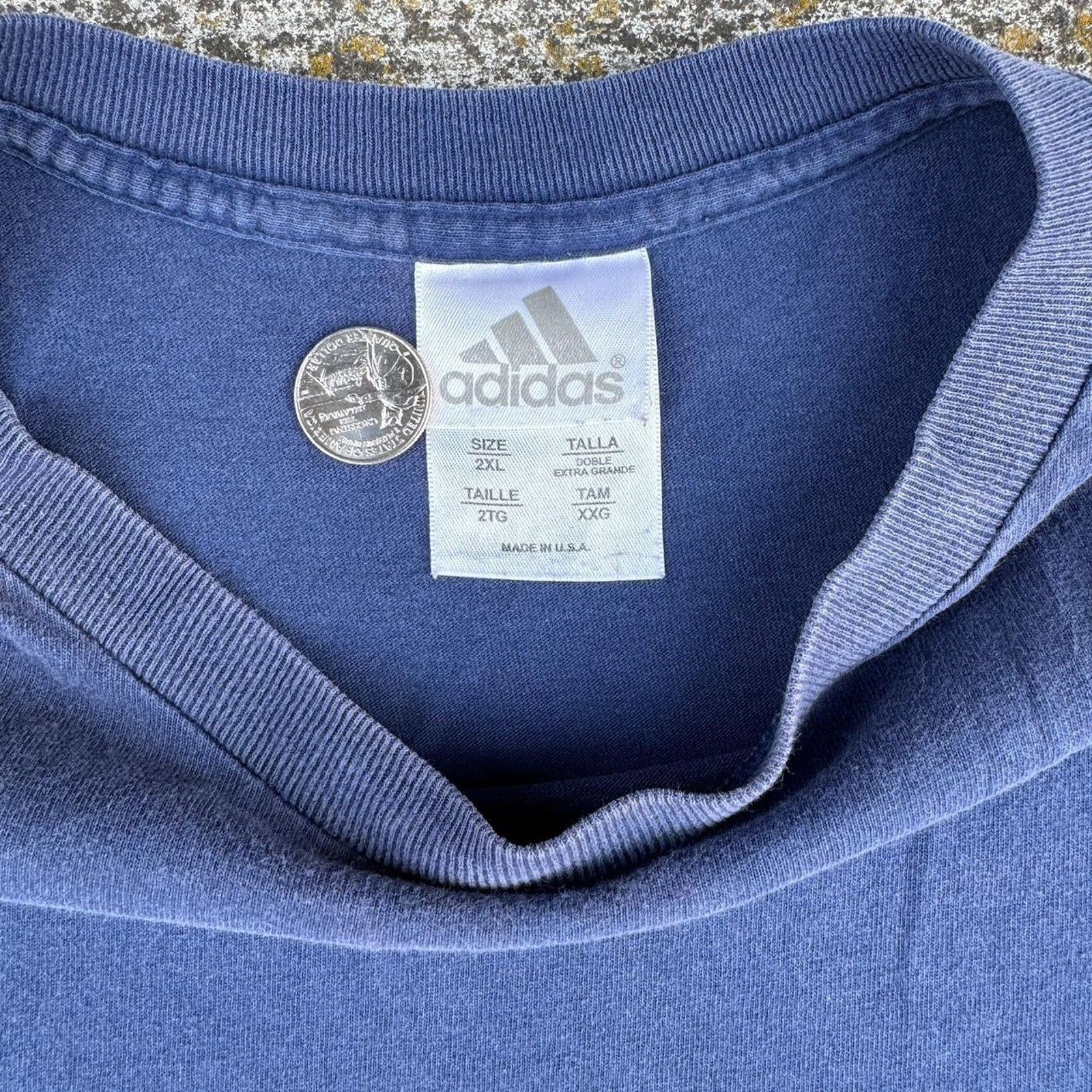 Adidas Y2k adidas triple stripe Size US XXL / EU 58 / 5 - 3 Thumbnail
