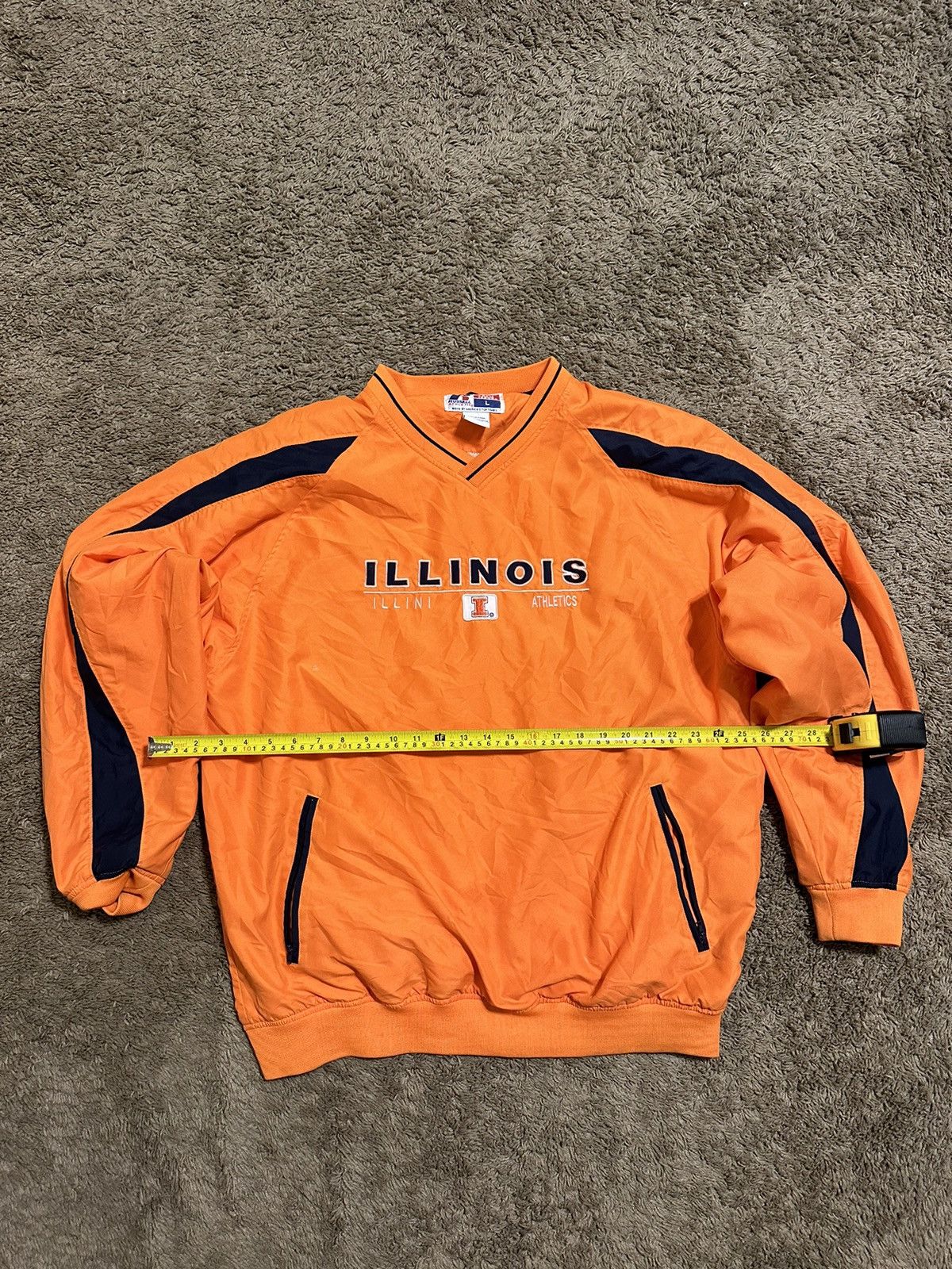 NCAA × Vintage Vintage NCAA Illinois Fighting Illini sweater 90s size XL Size US XL / EU 56 / 4 - 4 Thumbnail