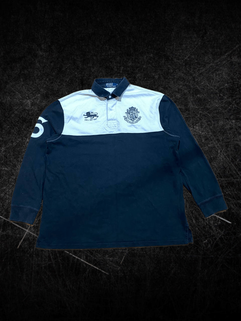 Polo Ralph Lauren Vintage Ralph Lauren Rugby Polo Pony Crest Ivy League #6 Size US XL / EU 56 / 4 - 1 Thumbnail