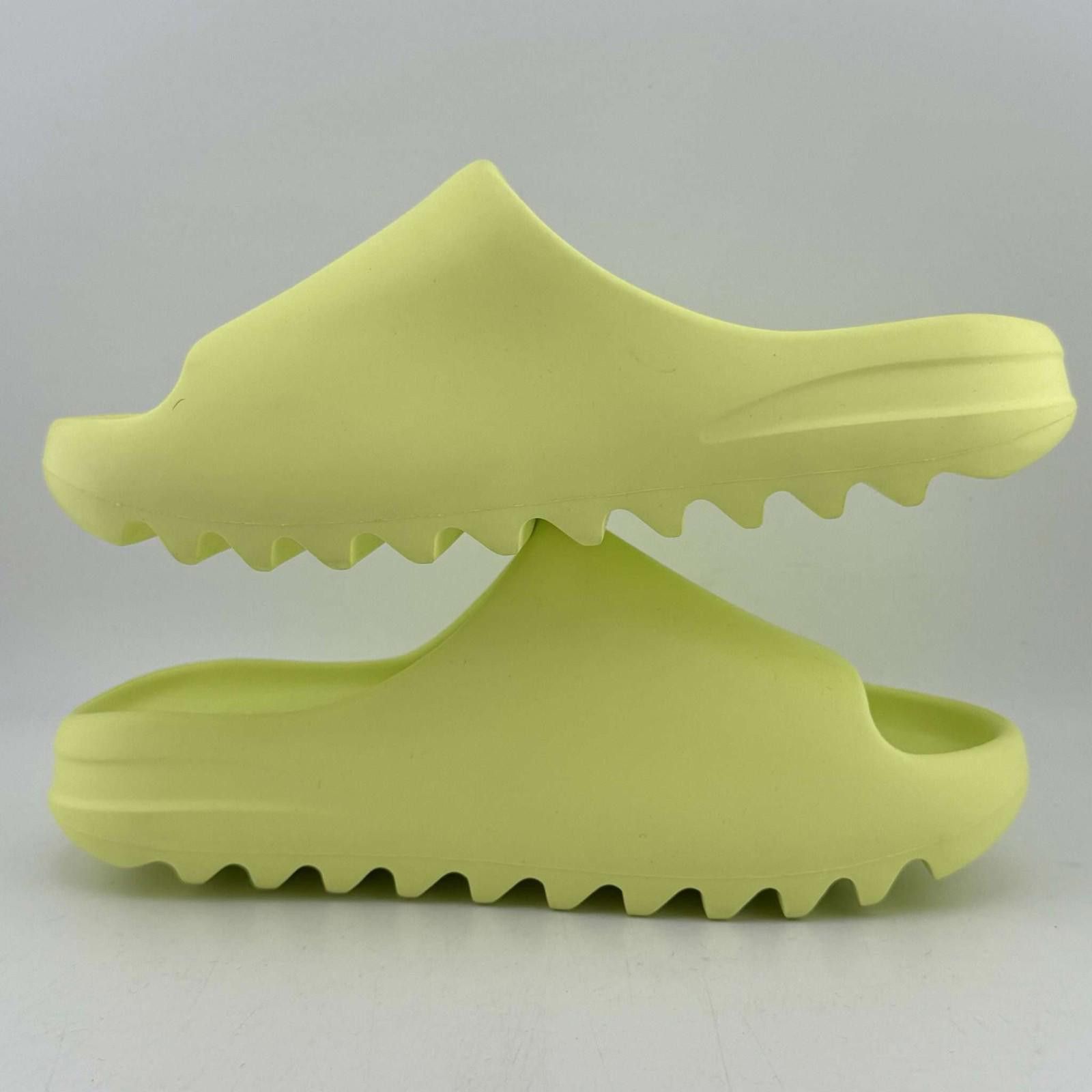 Adidas Yeezy Slide Green Glow 5 Used OG Box GX6138 Size US 5 / EU 37 - 7 Thumbnail