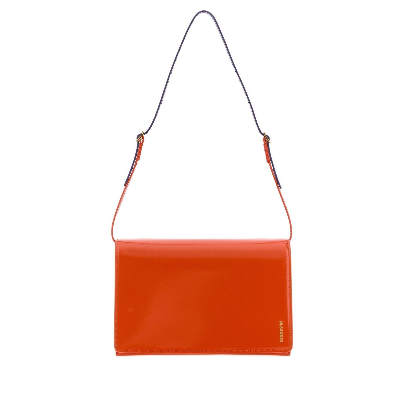 Jil Sander JIL SANDER File Orange Leather Shoulder Bag New/Authentic Size ONE SIZE - 1 Thumbnail