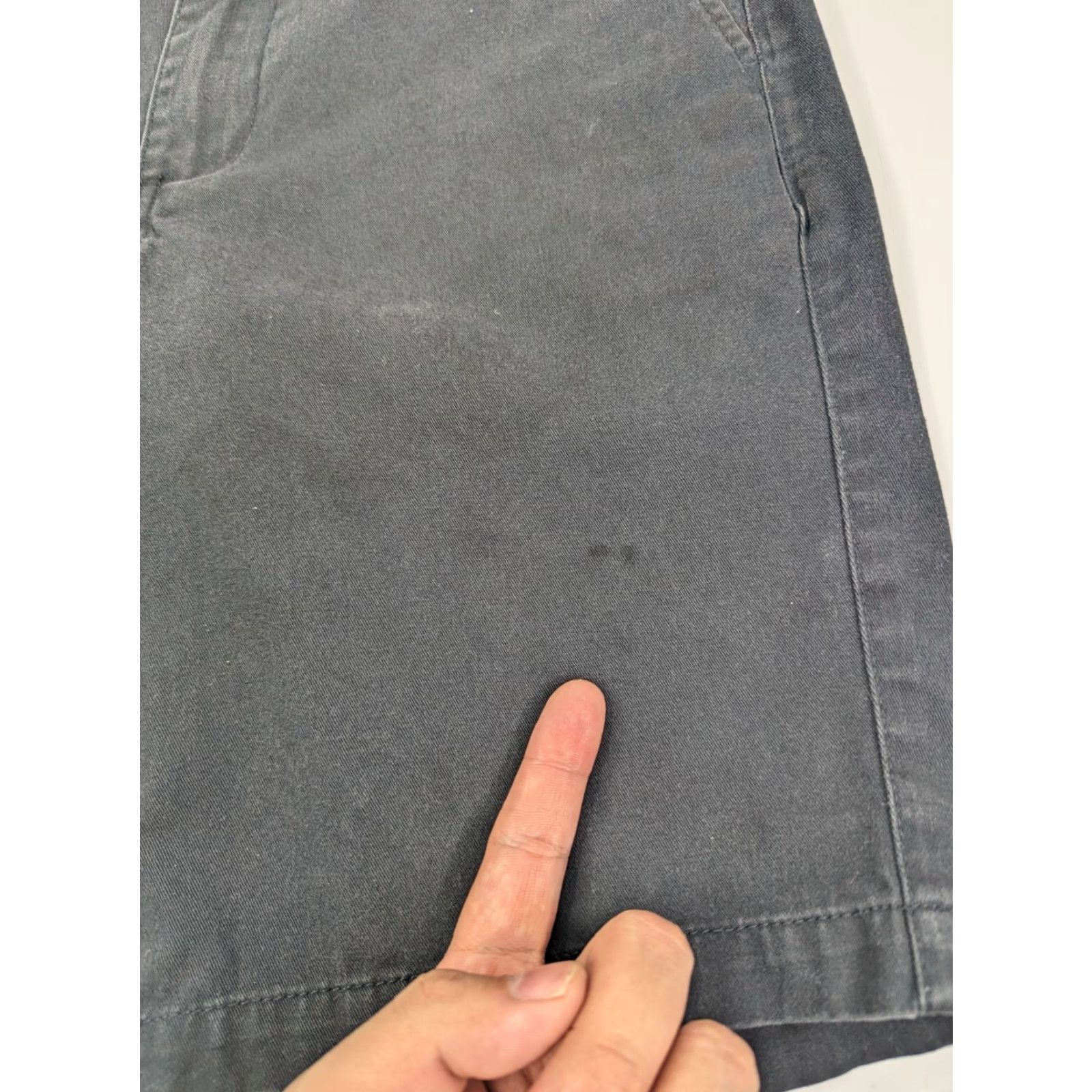 RVCA RVCA Chino Shorts Men 28 Black Slim Short - Casual, Travel, Workwear, Beach City Pattern Solid Button Zipper Logo Size US 28 / EU 44 - 3 Thumbnail