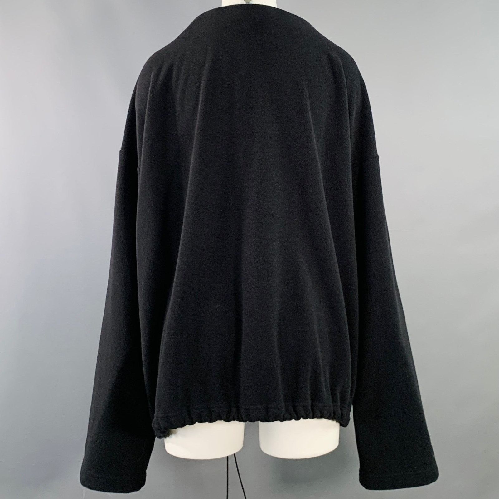 Other MARIE ADAM-LEENAERDT Size S Black Fleece 1/4 Zip Jacket Size S / US 4 / IT 40 - 3 Thumbnail