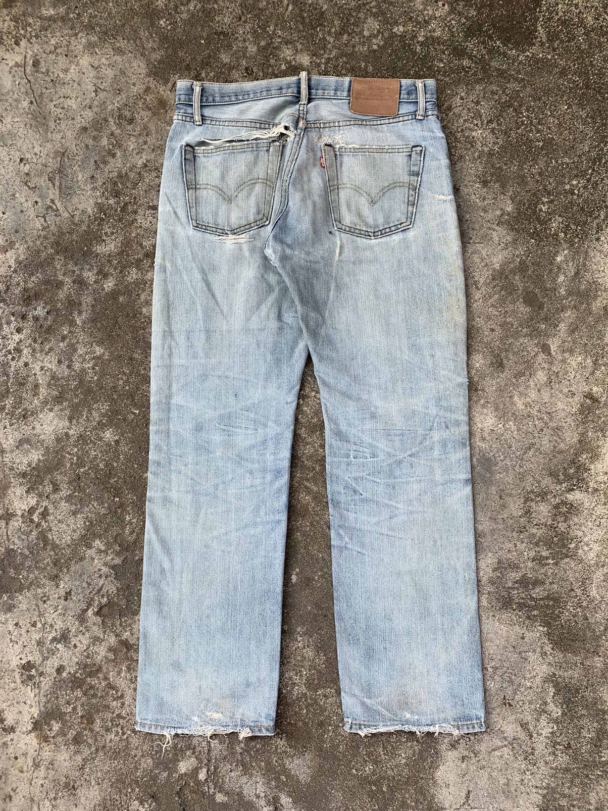 Levi's 🔥ACCOFFER🔥Vintage Levi’s 501 Big E Selvedge Distressed Denim Size US 34 / EU 50 - 3 Thumbnail