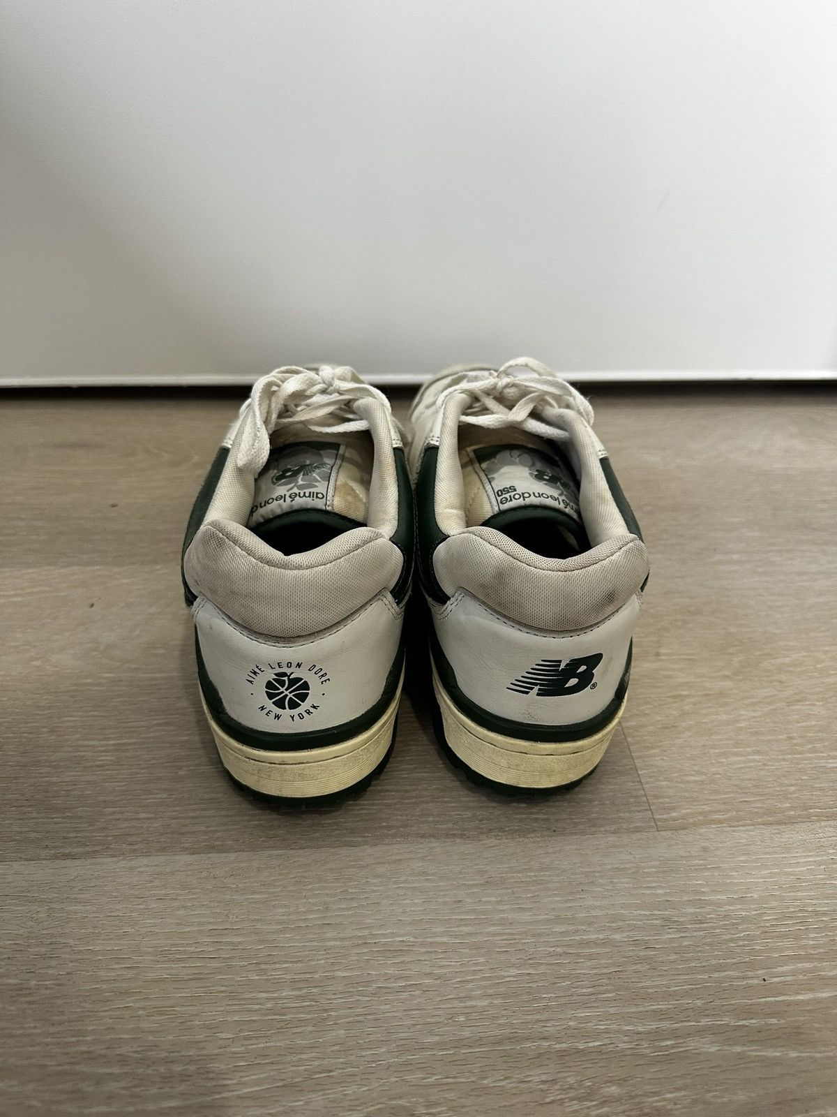Aime Leon Dore × New Balance New Balance x ALD 550 Green White Evergreen Size US 13 / EU 46 - 4 Thumbnail