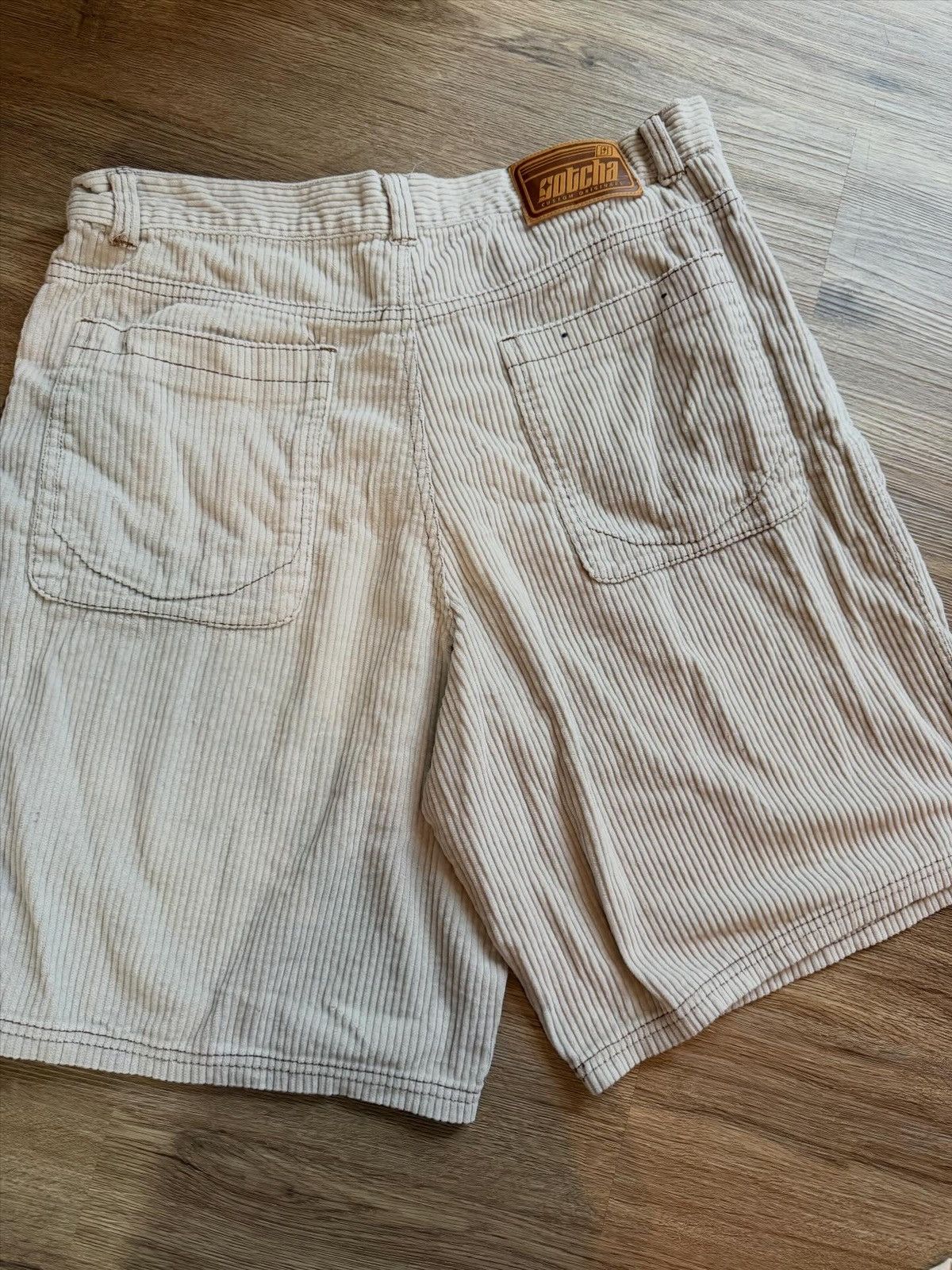 Gotcha Vintage Gotcha Corduroy Shorts Size US 36 / EU 52 - 3 Thumbnail