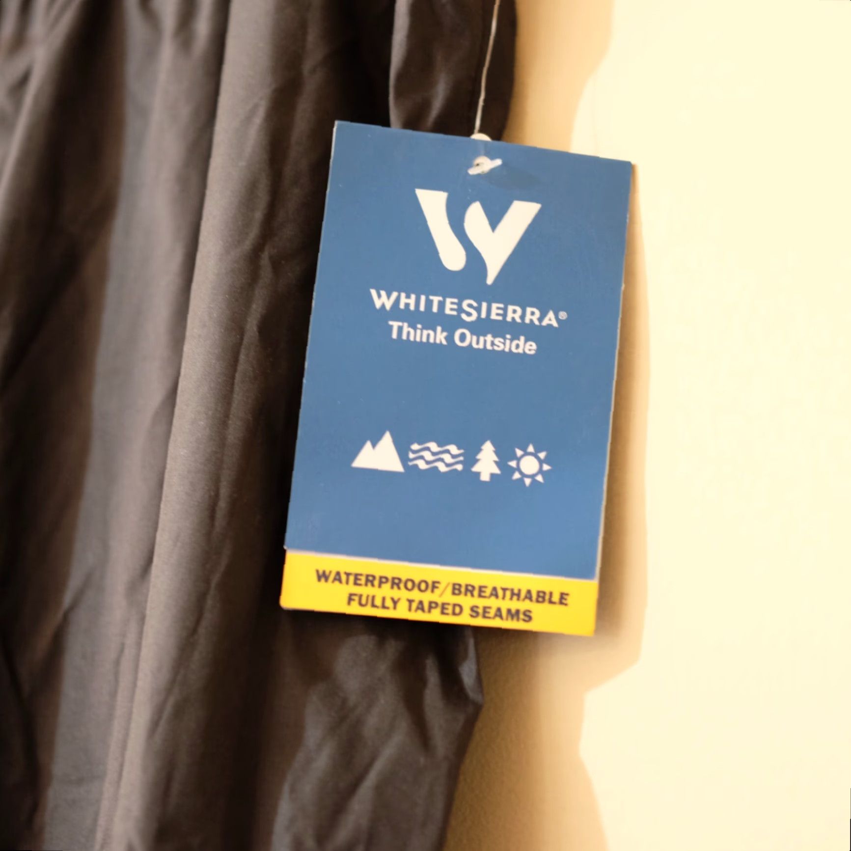 Rains NWT! White Sierra Think Outside Hiking Rain Pants Waterproof Men's XXL Black Rain Pants Waterproof Breathable Lightweight Zip Pockets VINTAGE? (No) Size US 34 / EU 50 - 5 Thumbnail