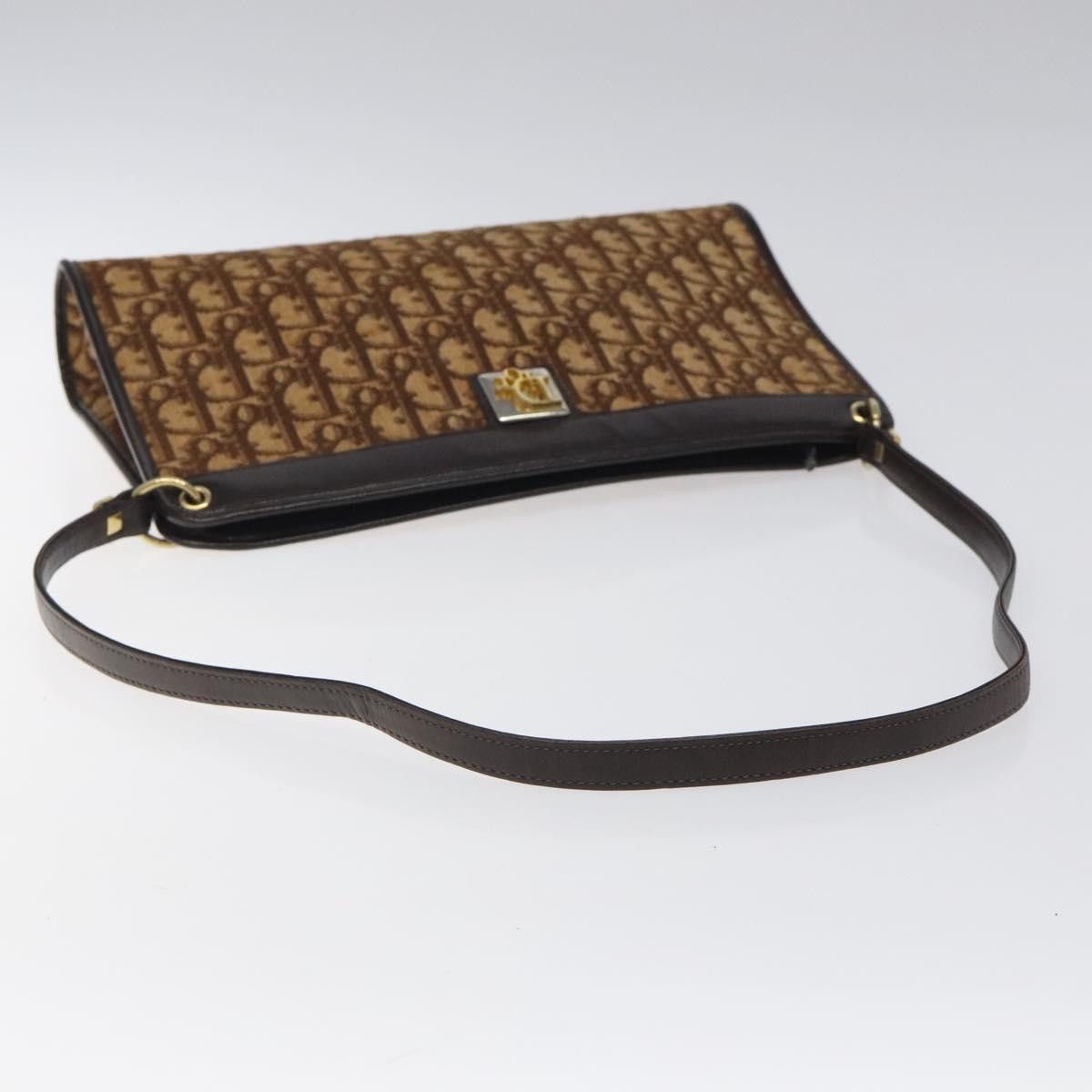 Dior DIOR Trotter Canvas Shoulder Bag Brown Size ONE SIZE - 7 Thumbnail