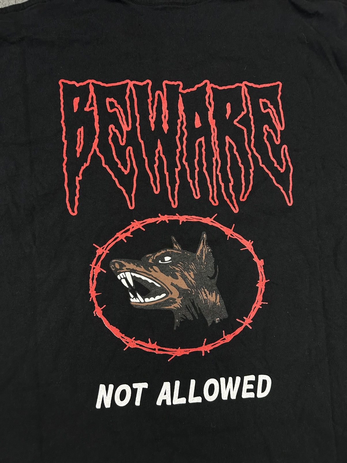 Tuff Crowd Tuff Crowd “Not Allowed” Dog T shirt Size US L / EU 52-54 / 3 - 2 Thumbnail