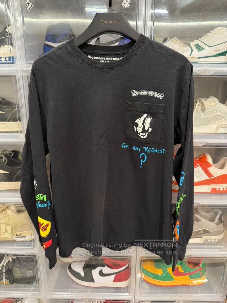 Chrome Hearts CHROME HEARTS Size L Graffiti black long sleeves Size US L / EU 52-54 / 3 - 1 Thumbnail