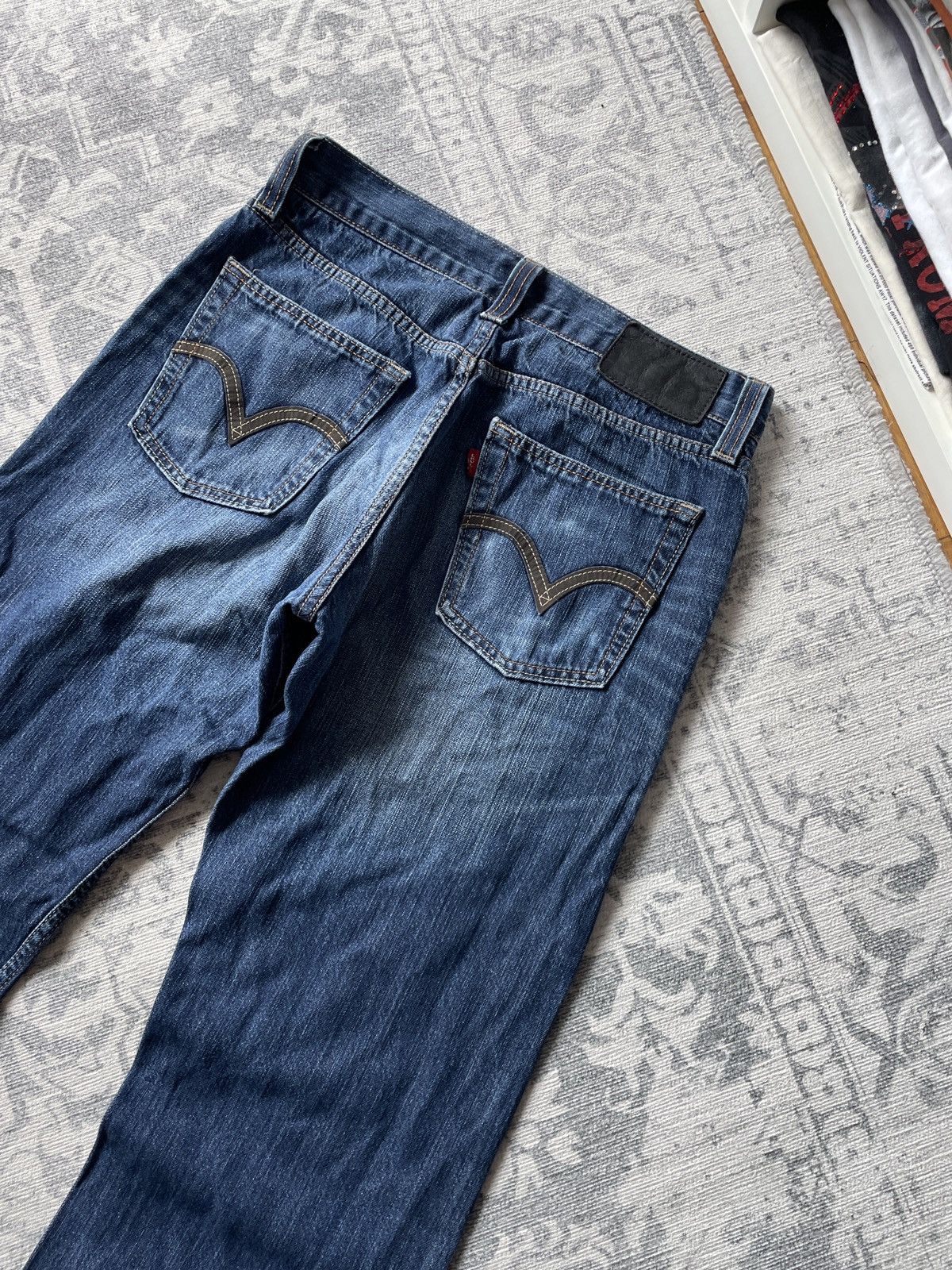 Japanese Brand × Levi's Vintage Levis Flared Jeans Mud Washed Faded Distressed Y2K Size US 32 / EU 48 - 6 Thumbnail