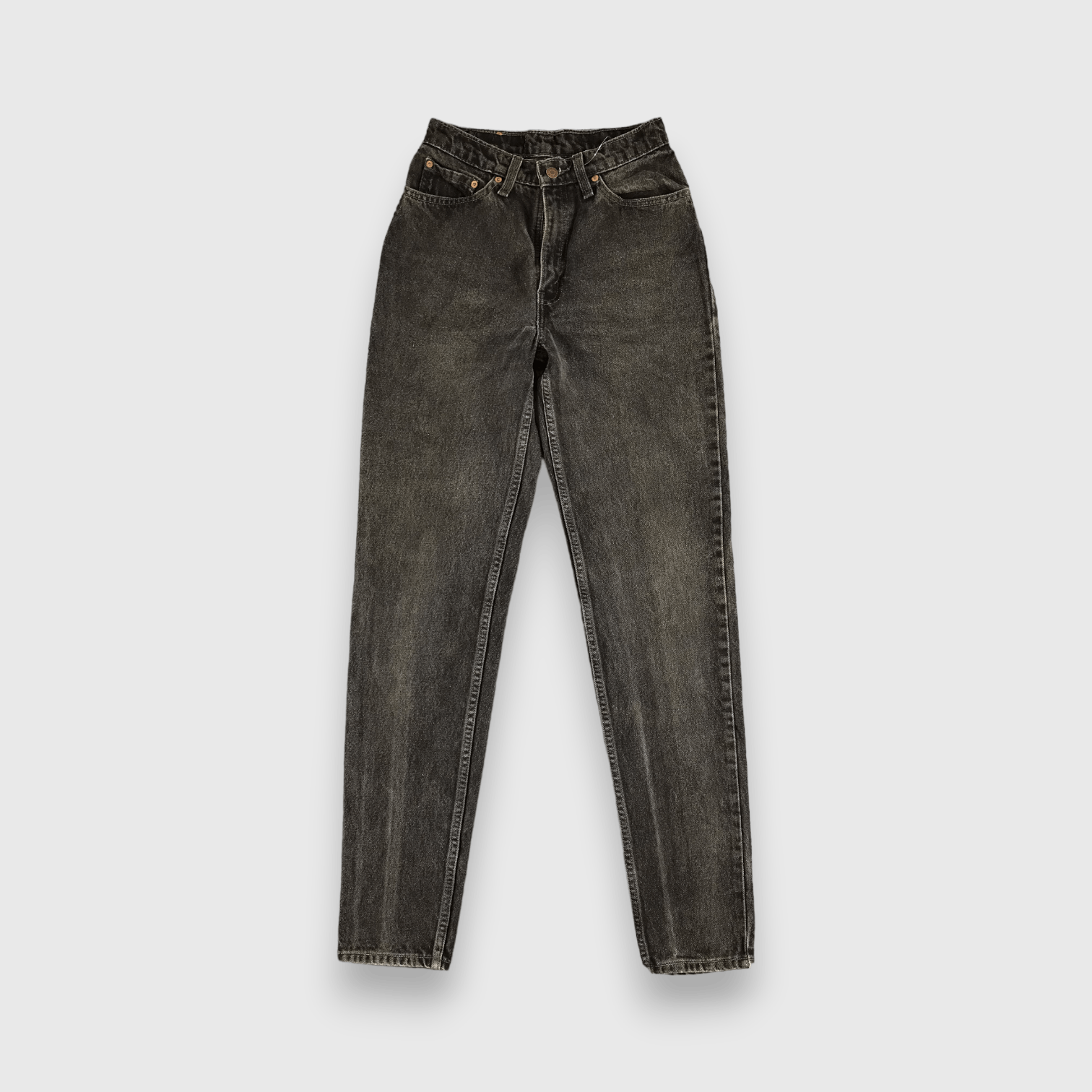 Levi's Vintage Levis 512 Jeans Black Levis Denim -J367 Size US 27 - 1 Thumbnail