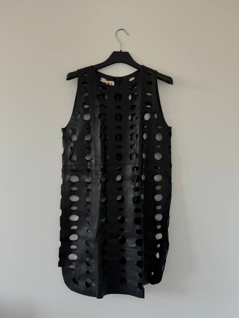 Marni Marni leather cut dress. Runway collection! Size M / US 6-8 / IT 42-44 - 1 Thumbnail