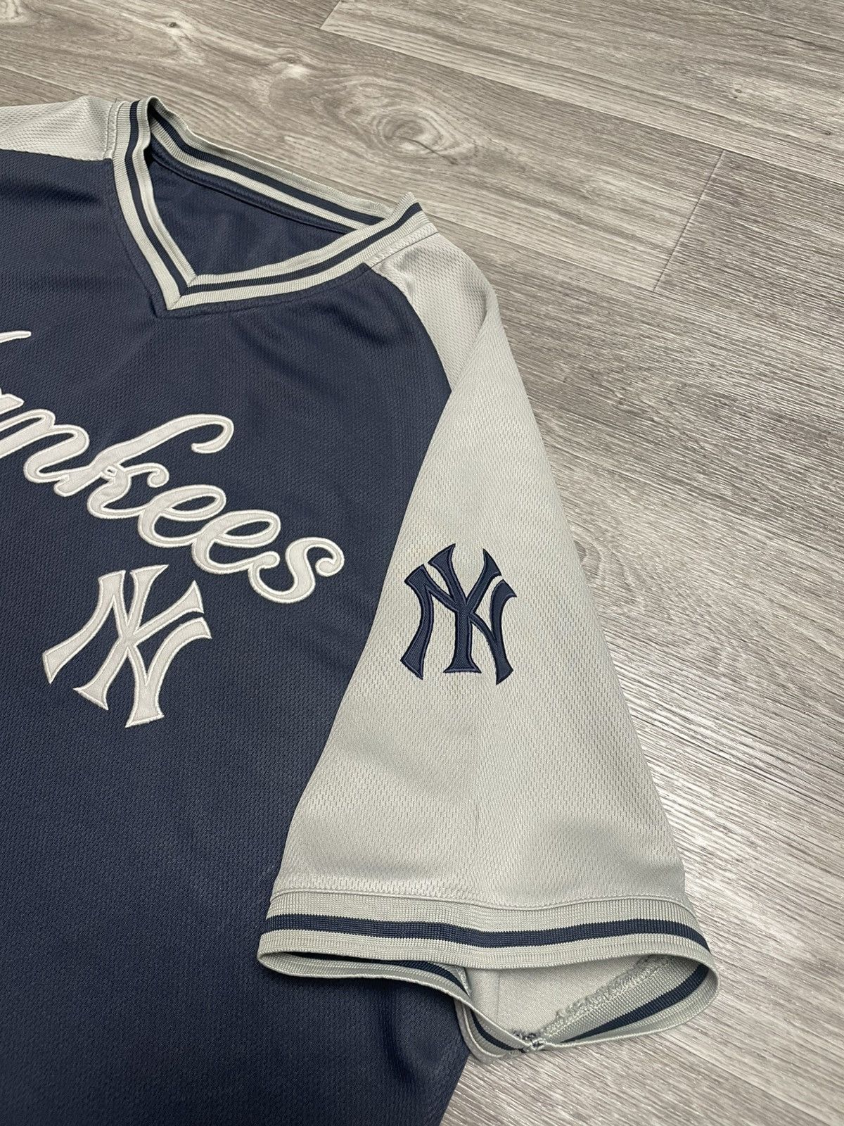 New York Yankees Stitches New York Yankees Embroidered Patch Jersey Shirt 90s Size US XL / EU 56 / 4 - 5 Thumbnail