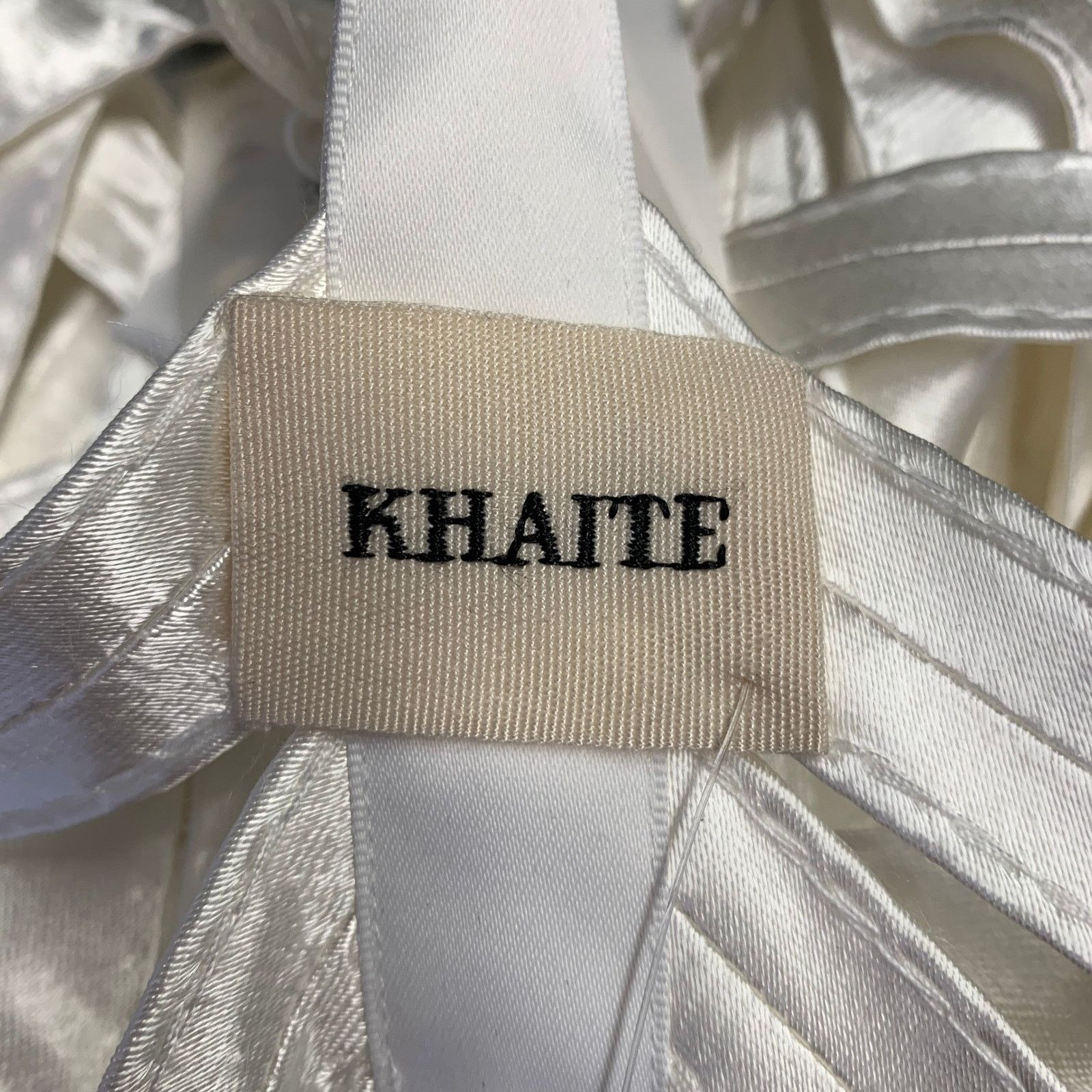KHAITE KHAITE Size S Beige Viscose Straps Harness Dress Top Size S / US 4 / IT 40 - 4 Thumbnail