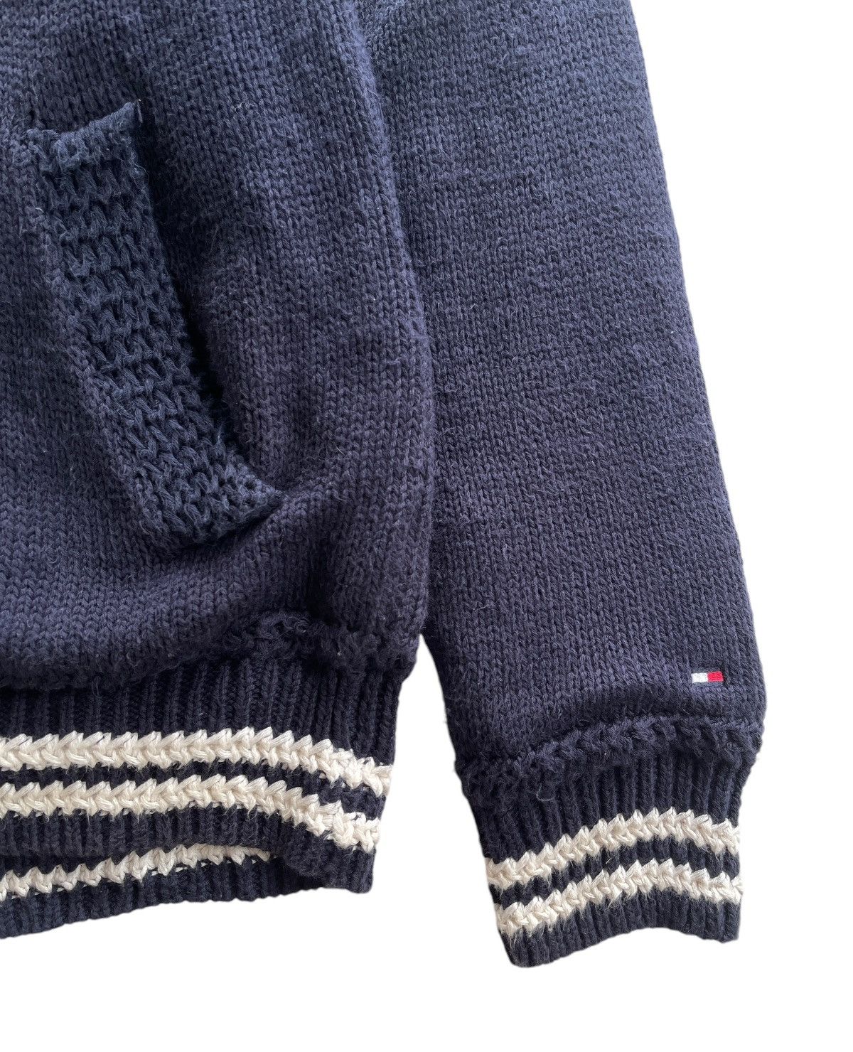Tommy Hilfiger Tommy Hilfiger Naval Cable Knitted Hoodie Size US M / EU 48-50 / 2 - 6 Thumbnail