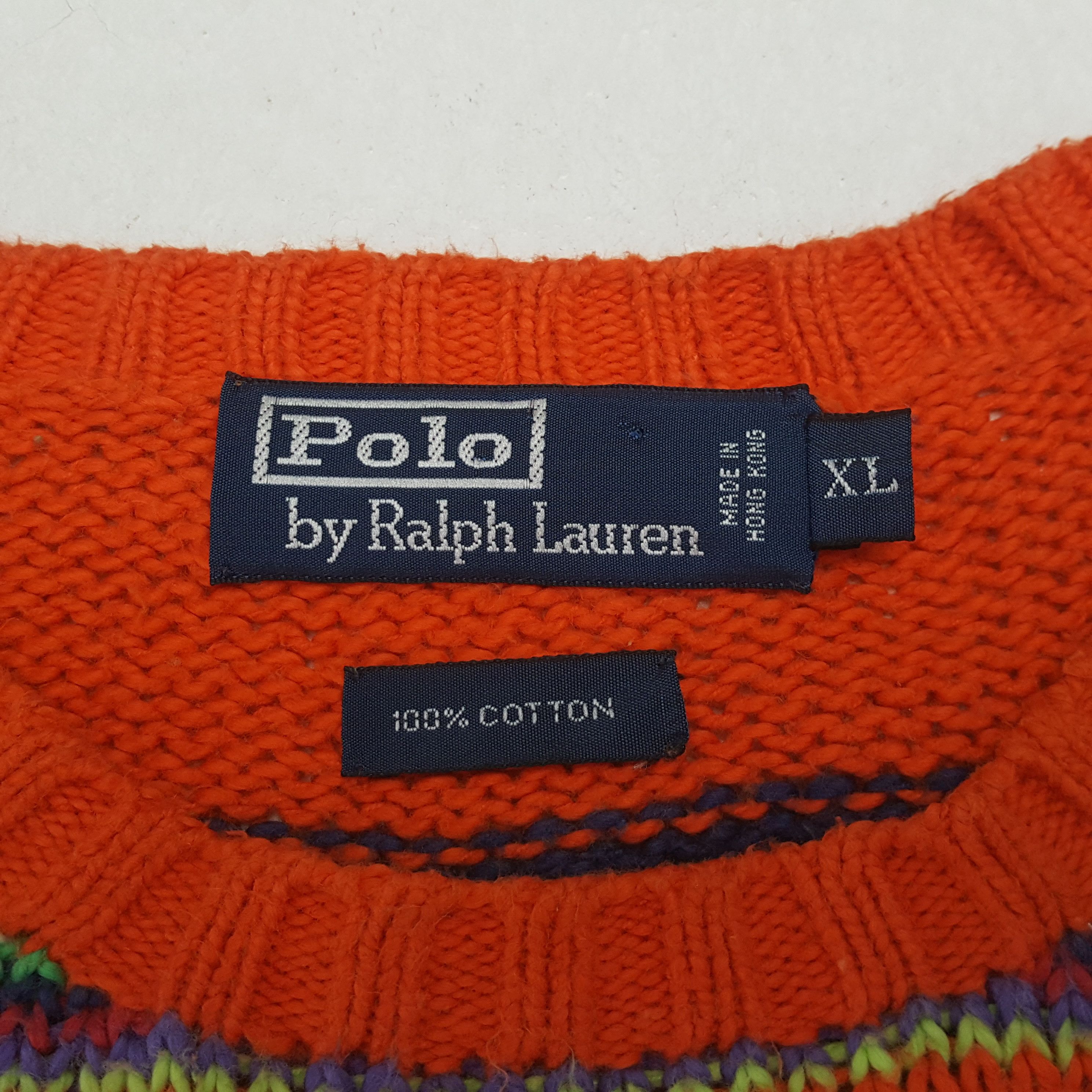 Polo Ralph Lauren Vintage Polo by Ralph Lauren Multicolour Knitwear RR24 Size US XL / EU 56 / 4 - 6 Thumbnail