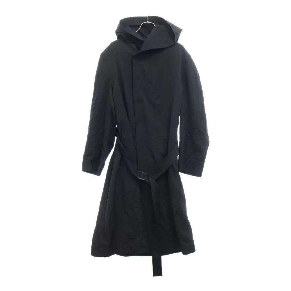 Yohji Yamamoto Yohji Yamamoto POUR HOMME Wool Gaba Hooded Robe Coat Size US M / EU 48-50 / 2 - 1 Thumbnail