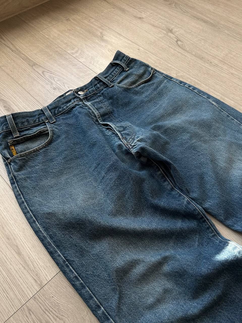 Armani Vintage 90's Armani Jeans Metal Logo Denim Comfort fit Size US 38 / EU 54 - 11 Thumbnail