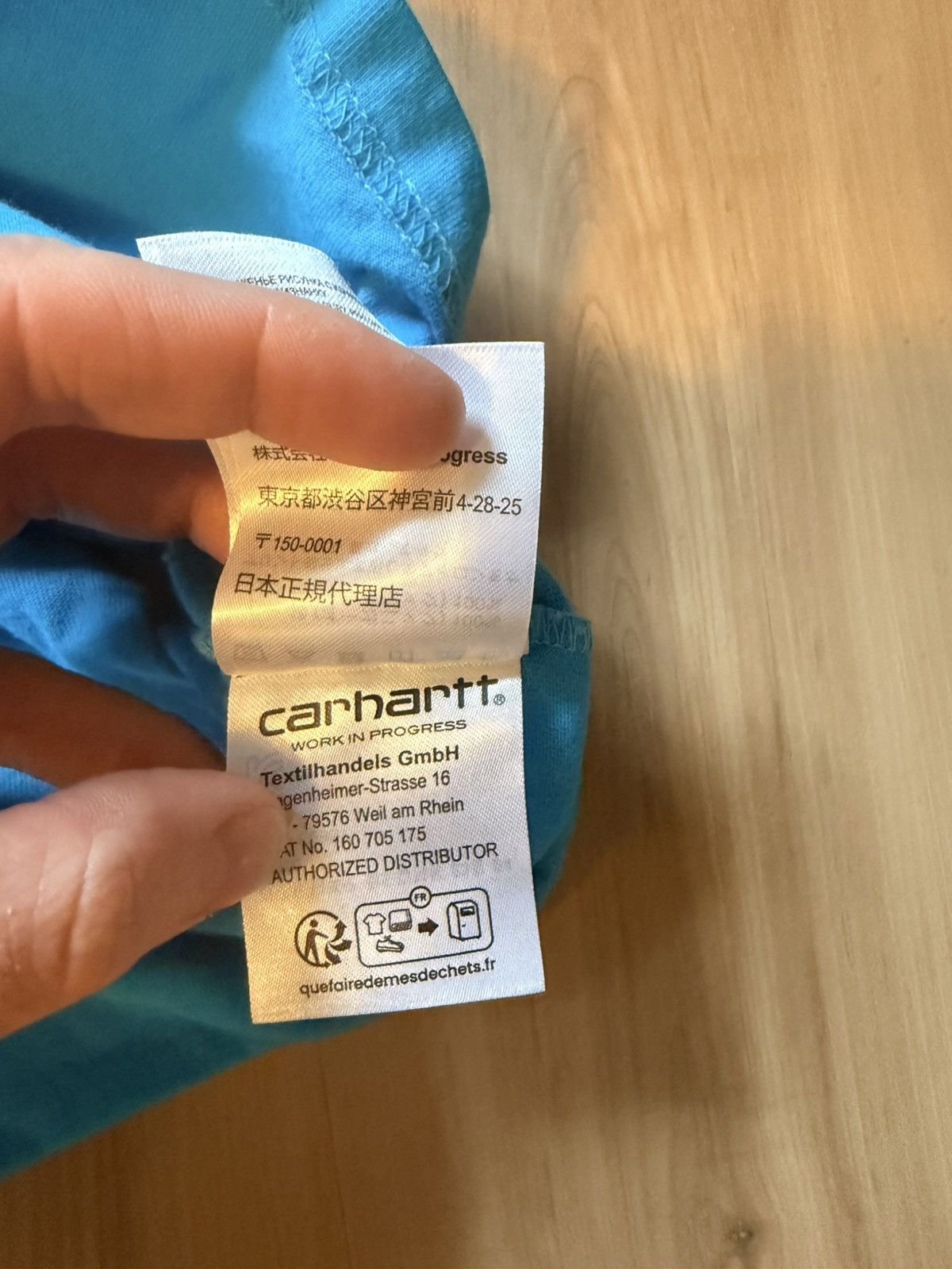 Carhartt Wip × Palace Palace x Carhart blue t shirt Size US L / EU 52-54 / 3 - 5 Thumbnail