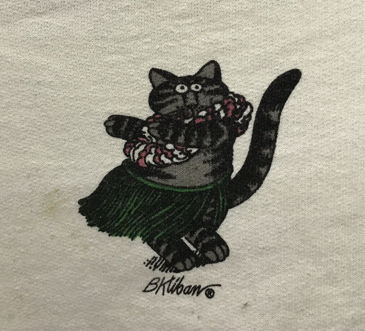Vintage Vintage B Kliban Cats Hawaii Sweatshirt Size US S / EU 44-46 / 1 - 4 Thumbnail