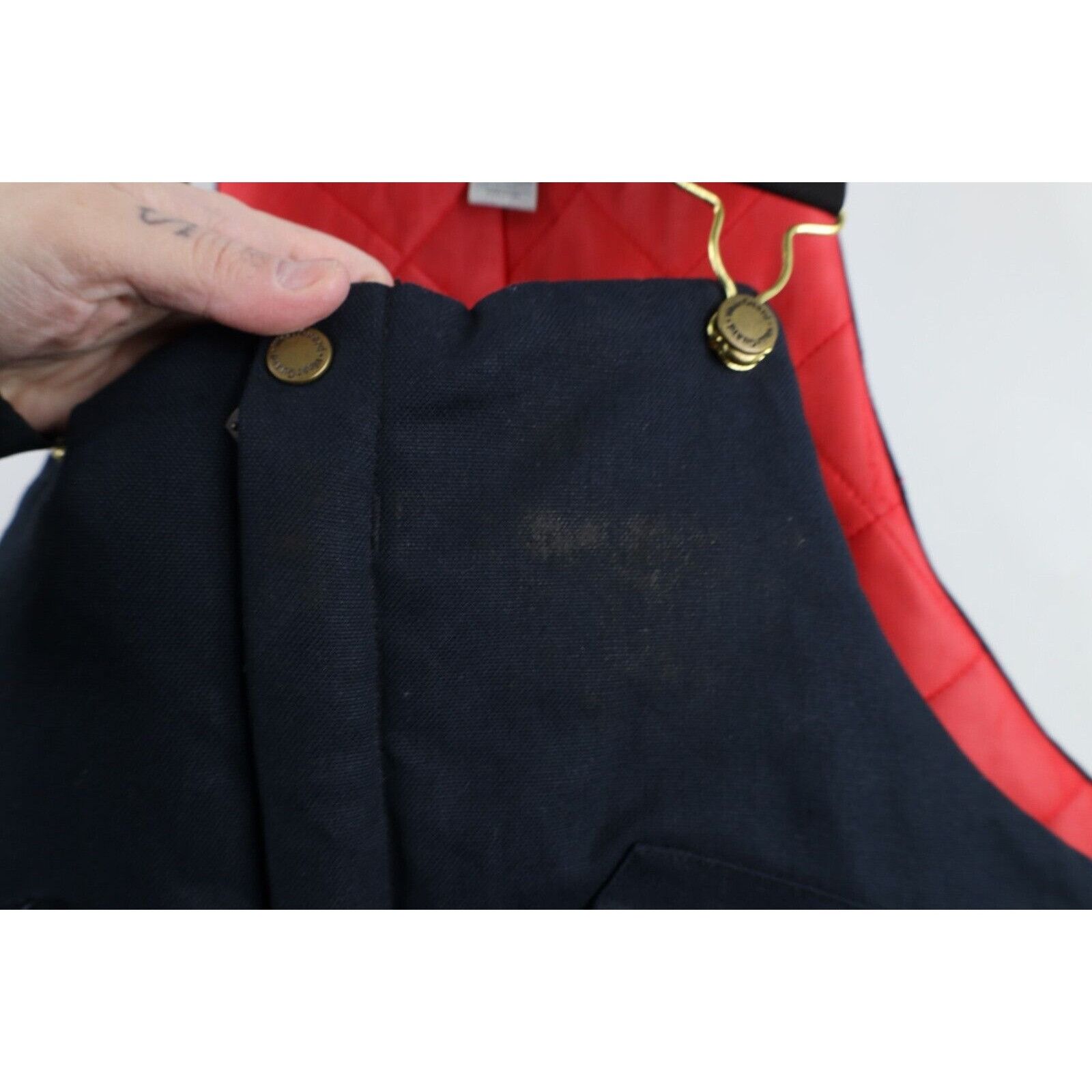 Vintage Vintage Streetwear Quilted Insulated Canvas Overalls Size US 38 / EU 54 - 8 Thumbnail