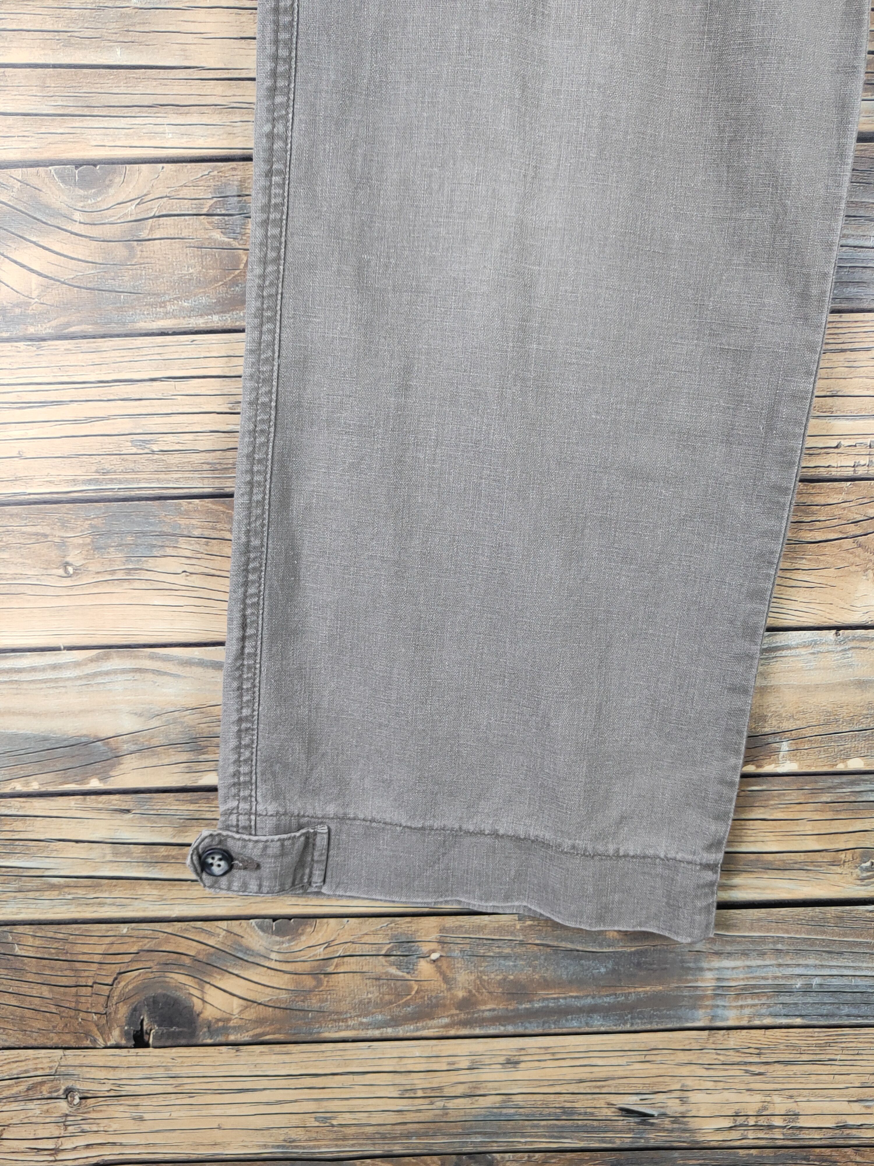 Japanese Brand Pbi Olive Faded Multipocket Tactical Cargo Pants #W1427 Size 28" / US 6 / IT 42 - 4 Thumbnail