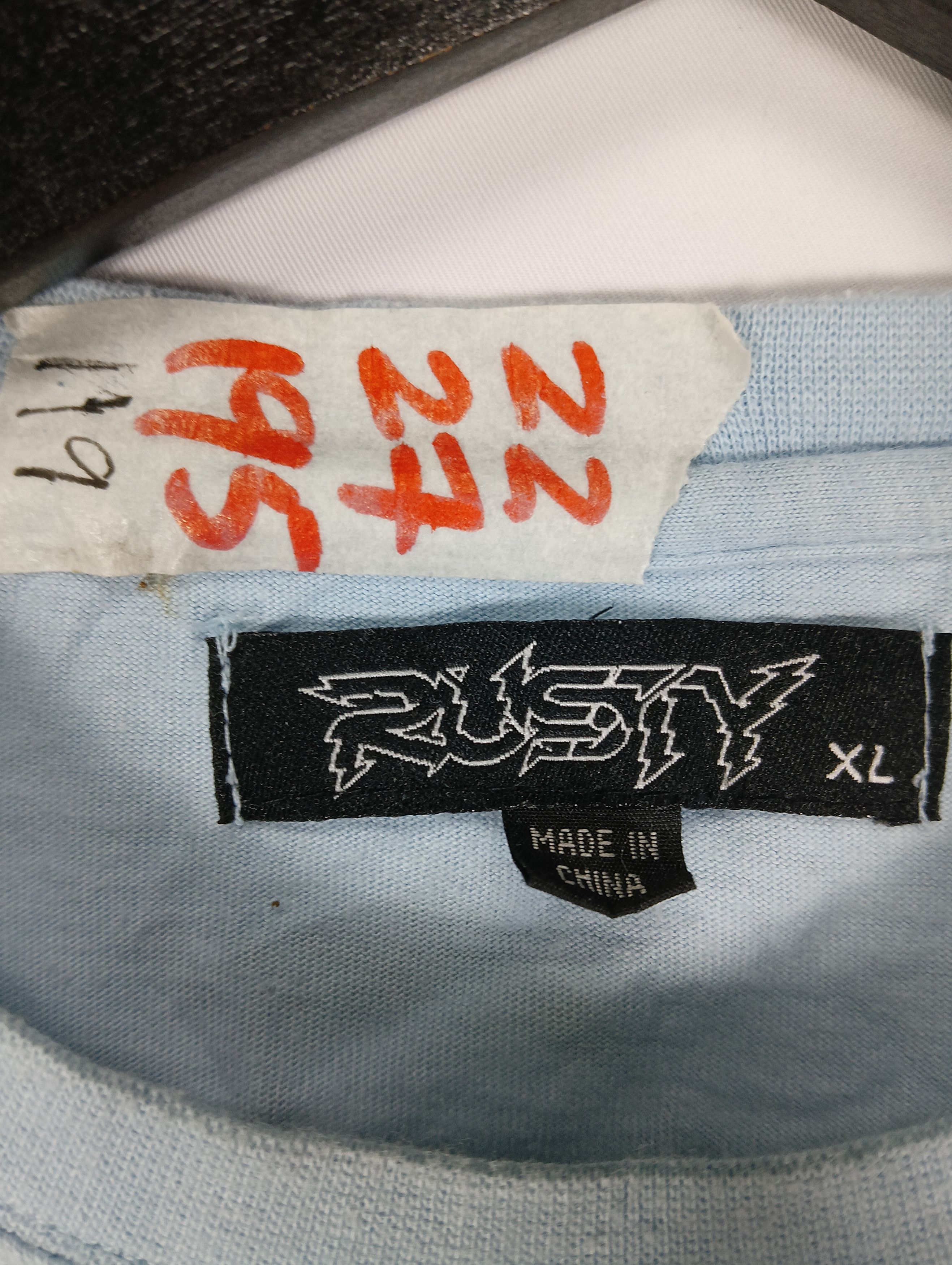 Rusty RUSTY BIG LOGO SURF & SKATE DESIGN TEE Size US L / EU 52-54 / 3 - 6 Thumbnail