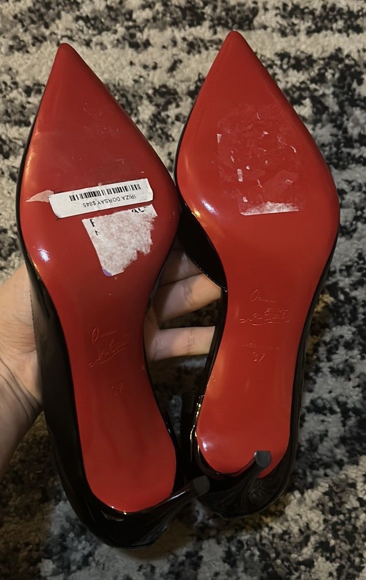 Christian Louboutin Christian Louboutin Iriza Dorsay Heel Black size 37 Size US 7 / IT 37 - 4 Thumbnail