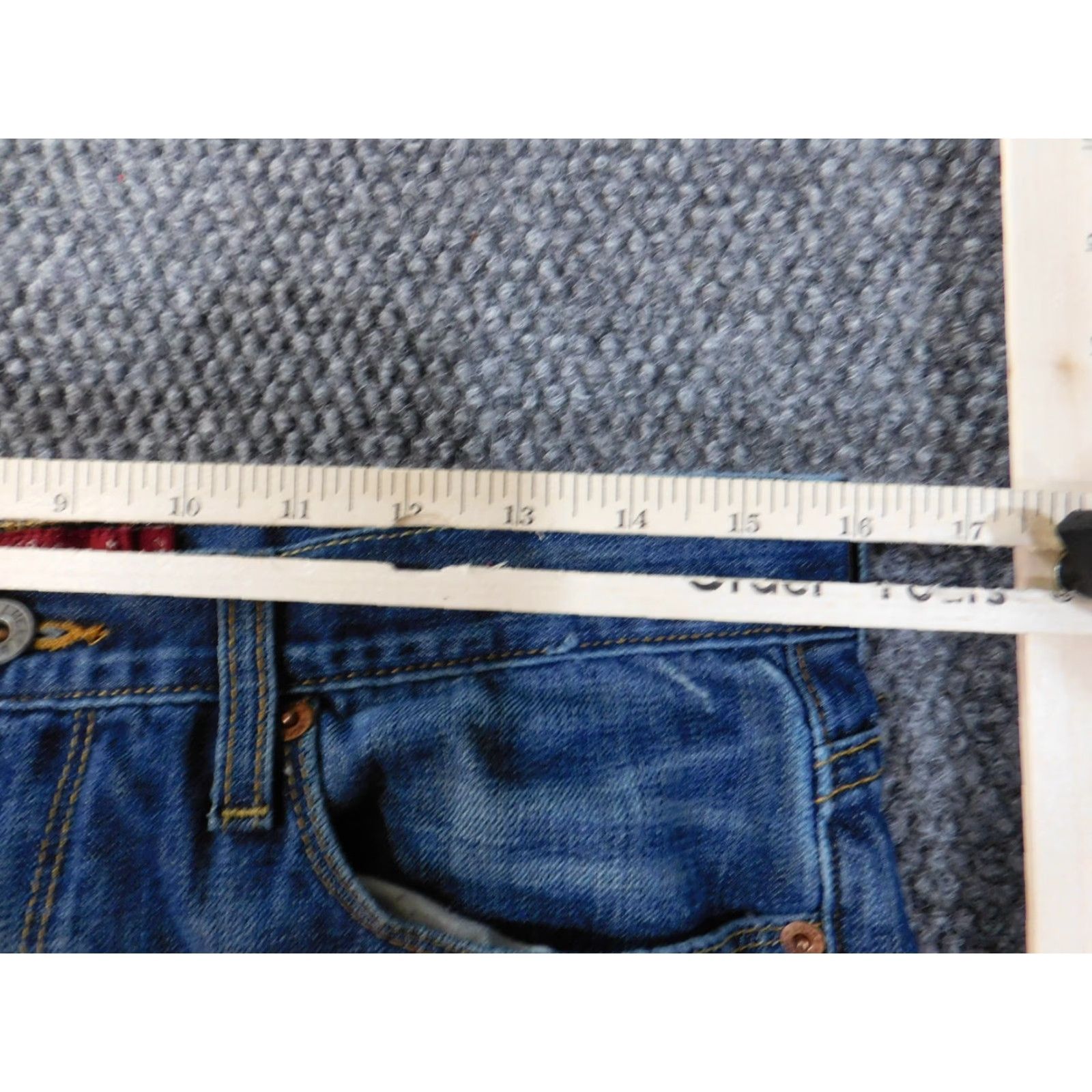Lucky Brand Lucky Brand Jeans Mens 32x32 Blue Denim Skinny Dark Authentic Cowboy Pockets Jeans Mens Regular Inseam 32 Size US 32 / EU 48 - 3 Thumbnail