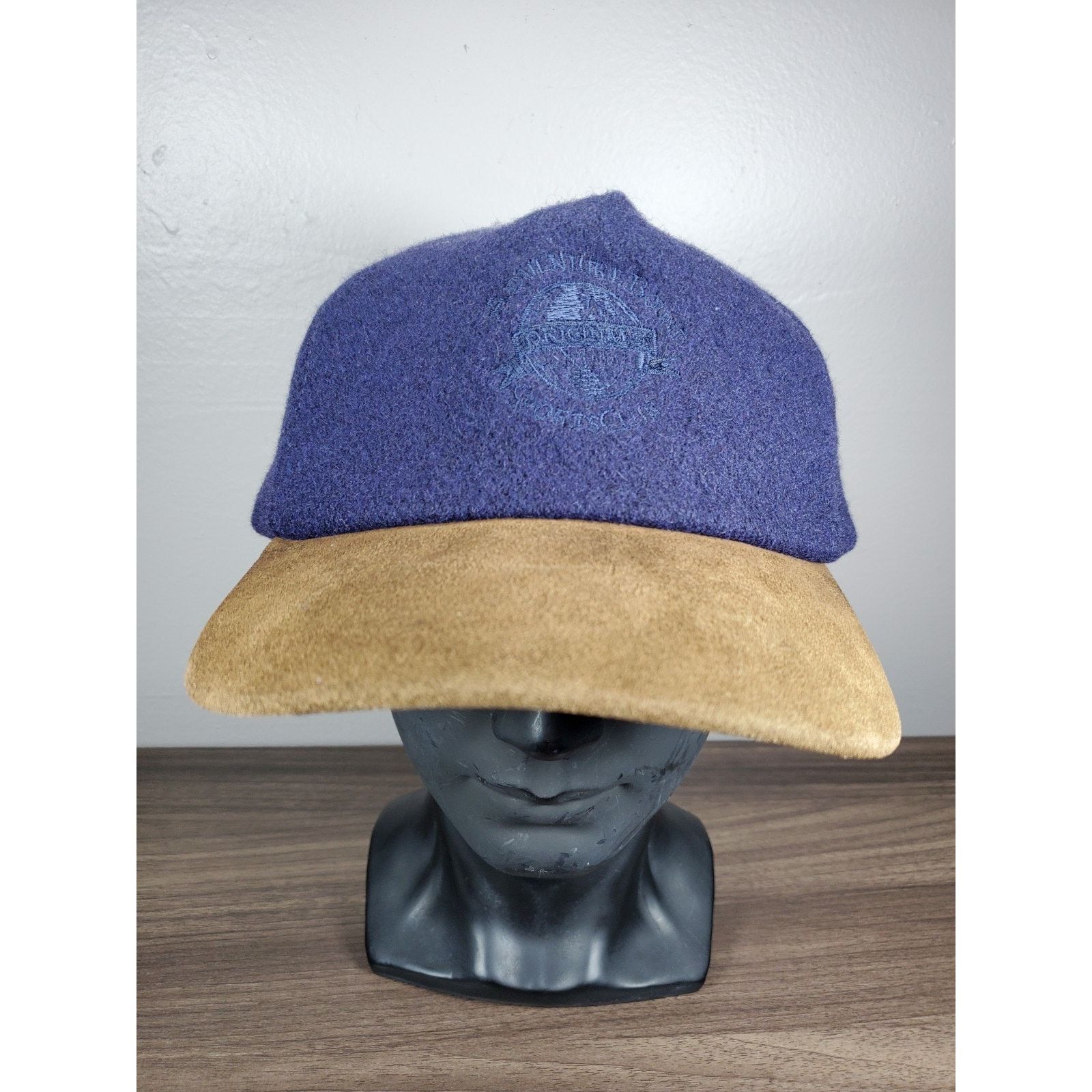 Adventure Bound × Vintage Vintage Leather & Wool Adventure Bound Hat Strapback Cap USA Size ONE SIZE - 2 Thumbnail