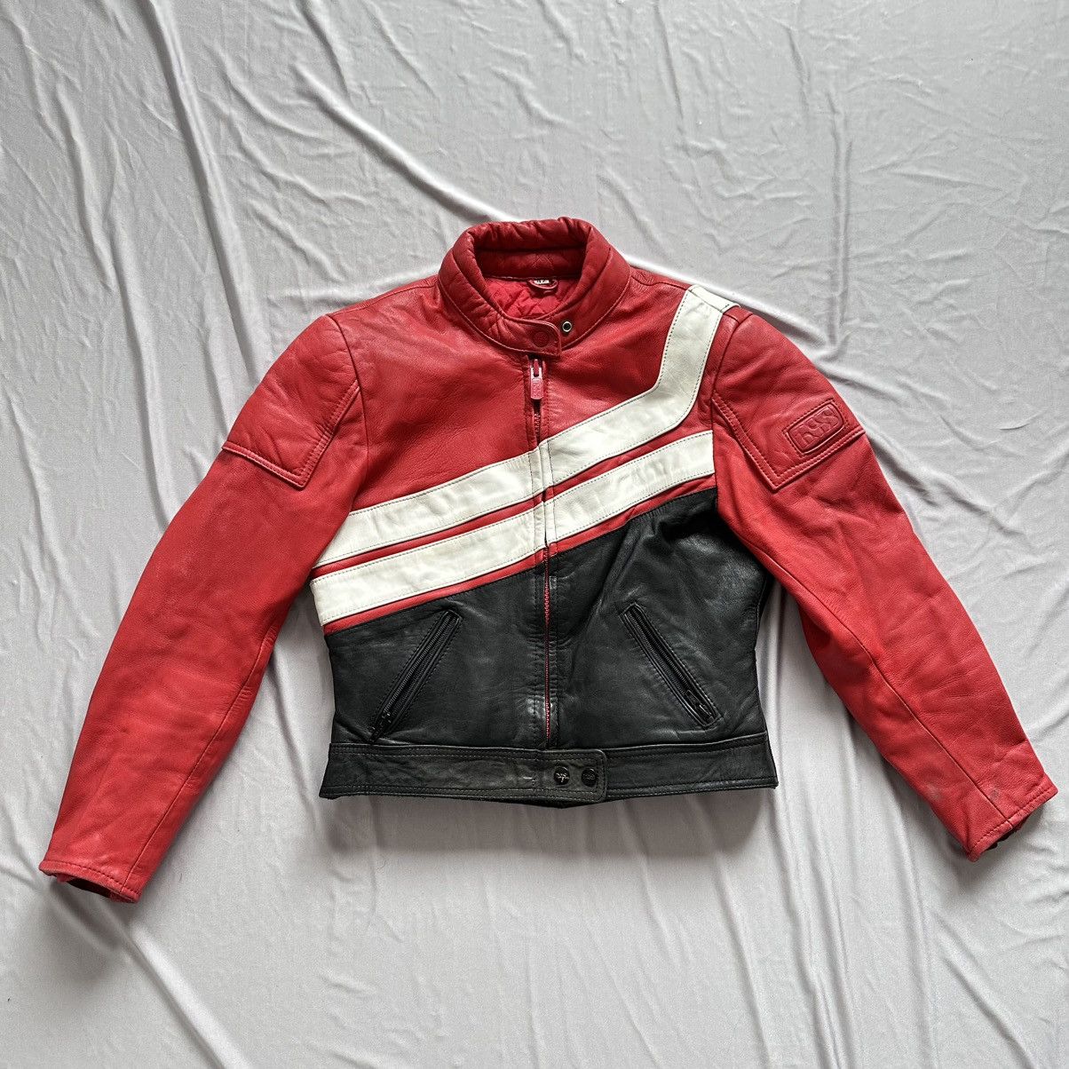 Vintage Vintage IXS Leather Motorcycle Jacket - Rare Model Size M / US 6-8 / IT 42-44 - 1 Thumbnail