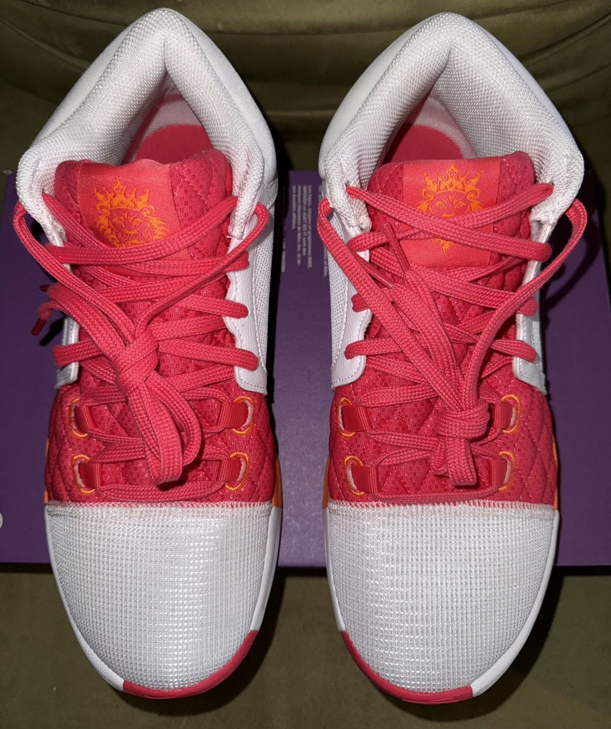 Nike Nike LeBron James Witness VIII (8) “Dunkin’ Donuts” Ltd. NEW Size US 10 / EU 43 - 5 Thumbnail