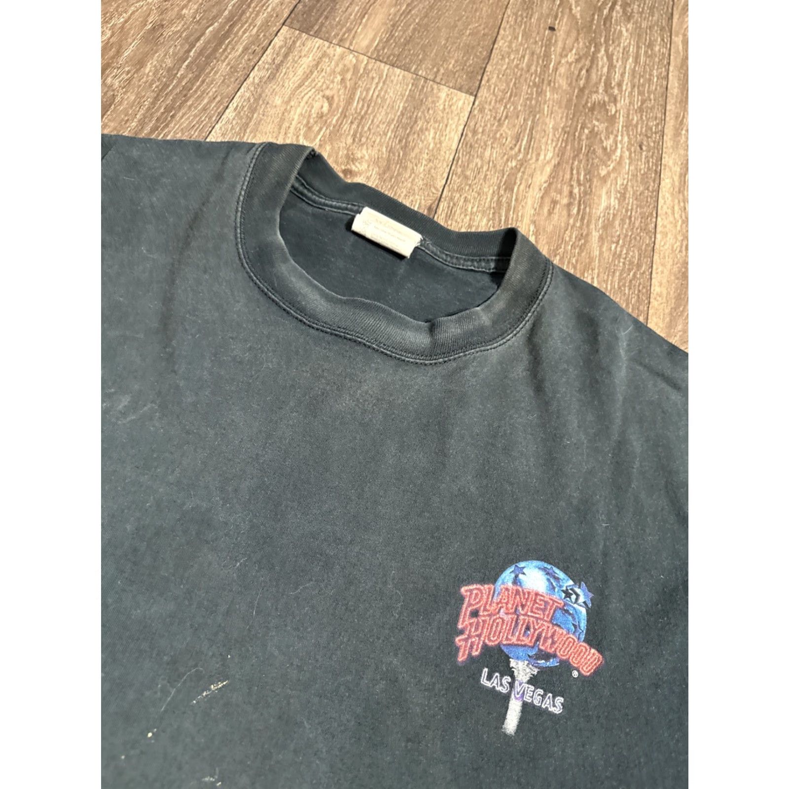 Planet Hollywood VINTAGE Planet Hollywood Las Vegas 1991 Double Sided T-Shirt Mens 2XL Black 90s Classic USA Size US XXL / EU 58 / 5 - 5 Thumbnail