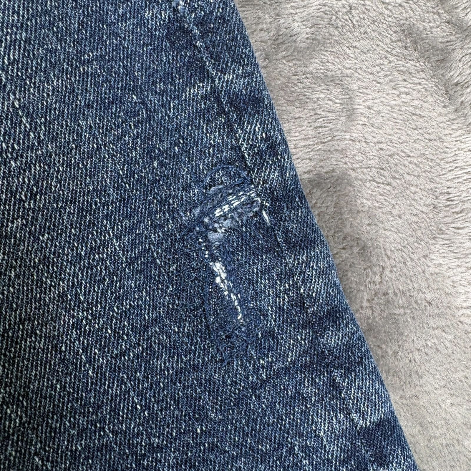 Gap GAP Straight Jeans Mens 36x29 Blue Denim Stretch Classic Fit Size US 36 / EU 52 - 5 Thumbnail