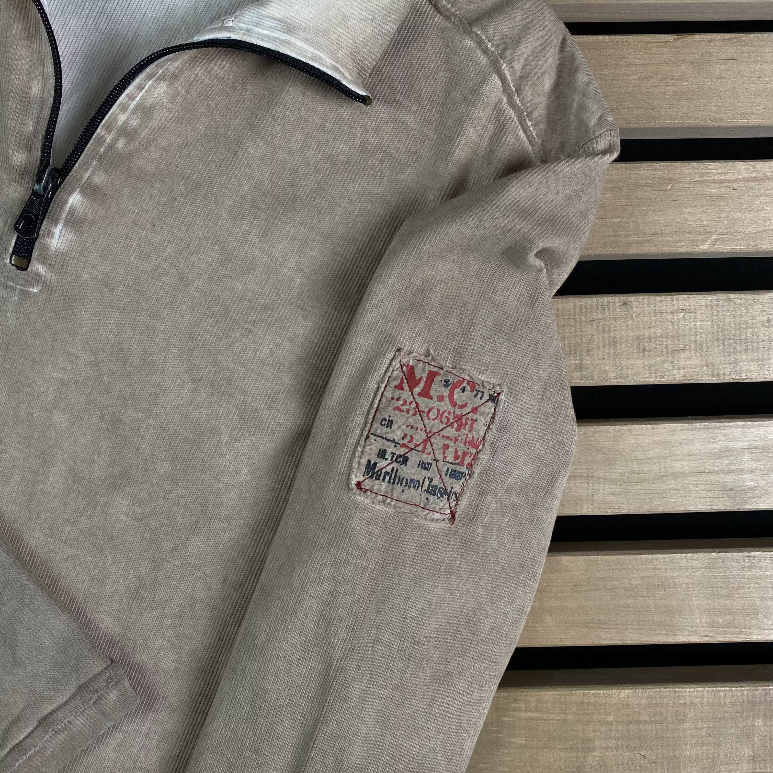 Marlboro × Vintage Men’s Sweatshirt Pullover 1/3 Zip Marlboro Vintage Size XL Size US XL / EU 56 / 4 - 4 Thumbnail