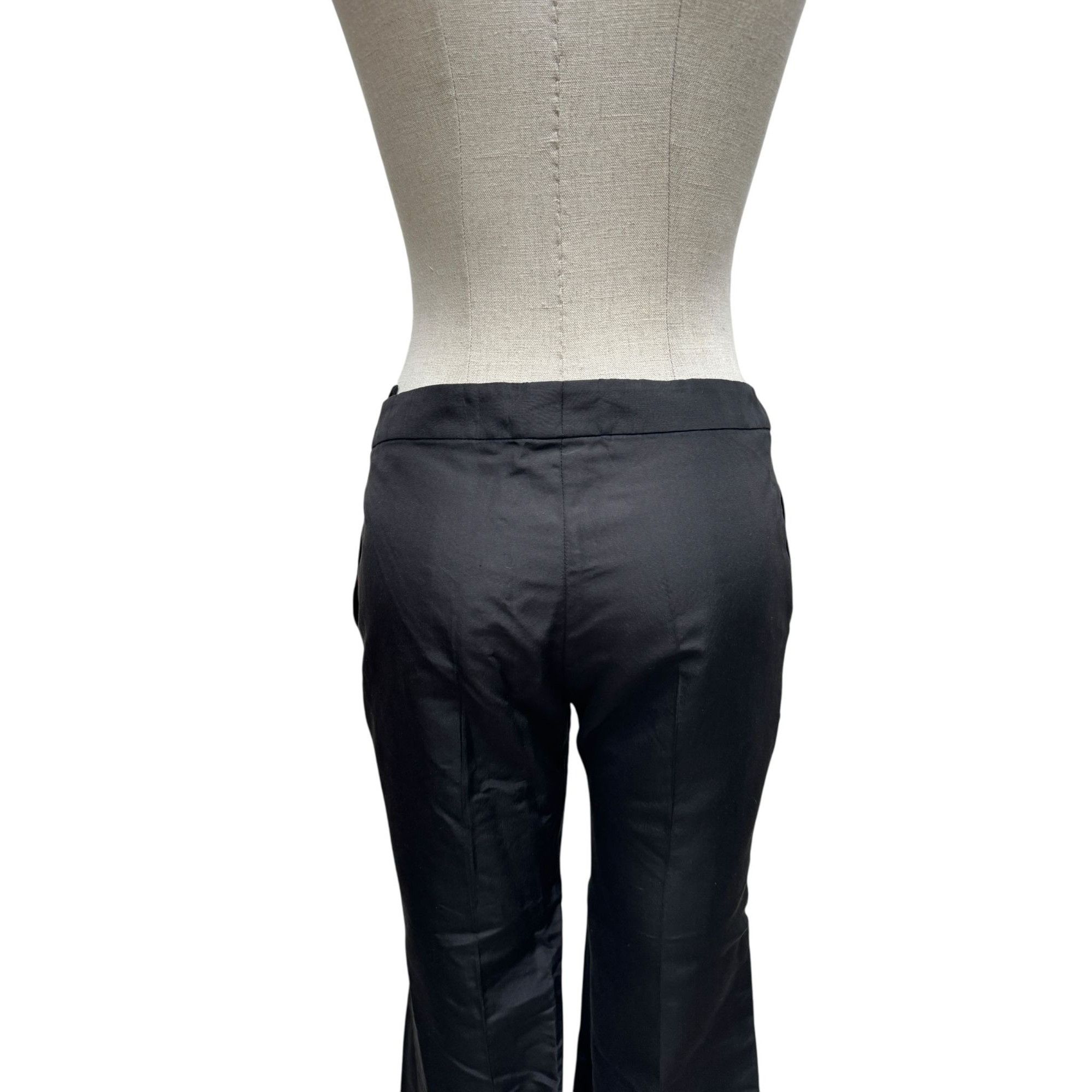 Alexander McQueen Alexander McQueen FW 2002 Black Silk Pants Size IT 42 fits U Size 27" / US 4 / IT 40 - 6 Thumbnail