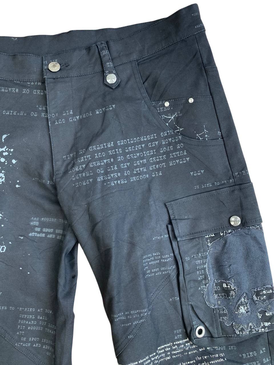 Japanese Brand Y2K H.Anachy Punk Bondage Pants Size US 34 / EU 50 - 4 Thumbnail