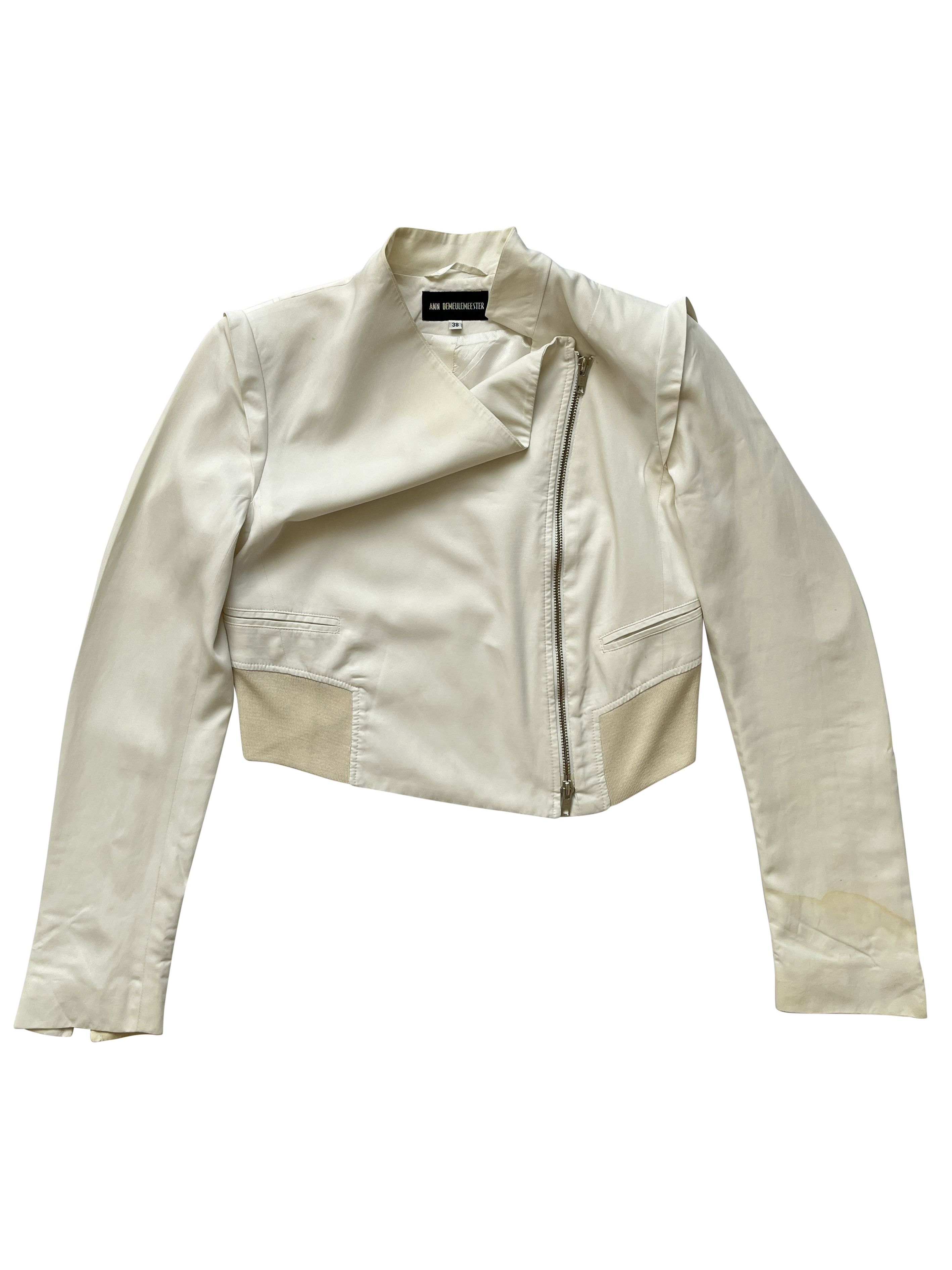 Ann Demeulemeester ⚡️QUICK SALE⚡️Ann Demeulemeester Cropped Asymmetric Jacket Size M / US 6-8 / IT 42-44 - 1 Thumbnail
