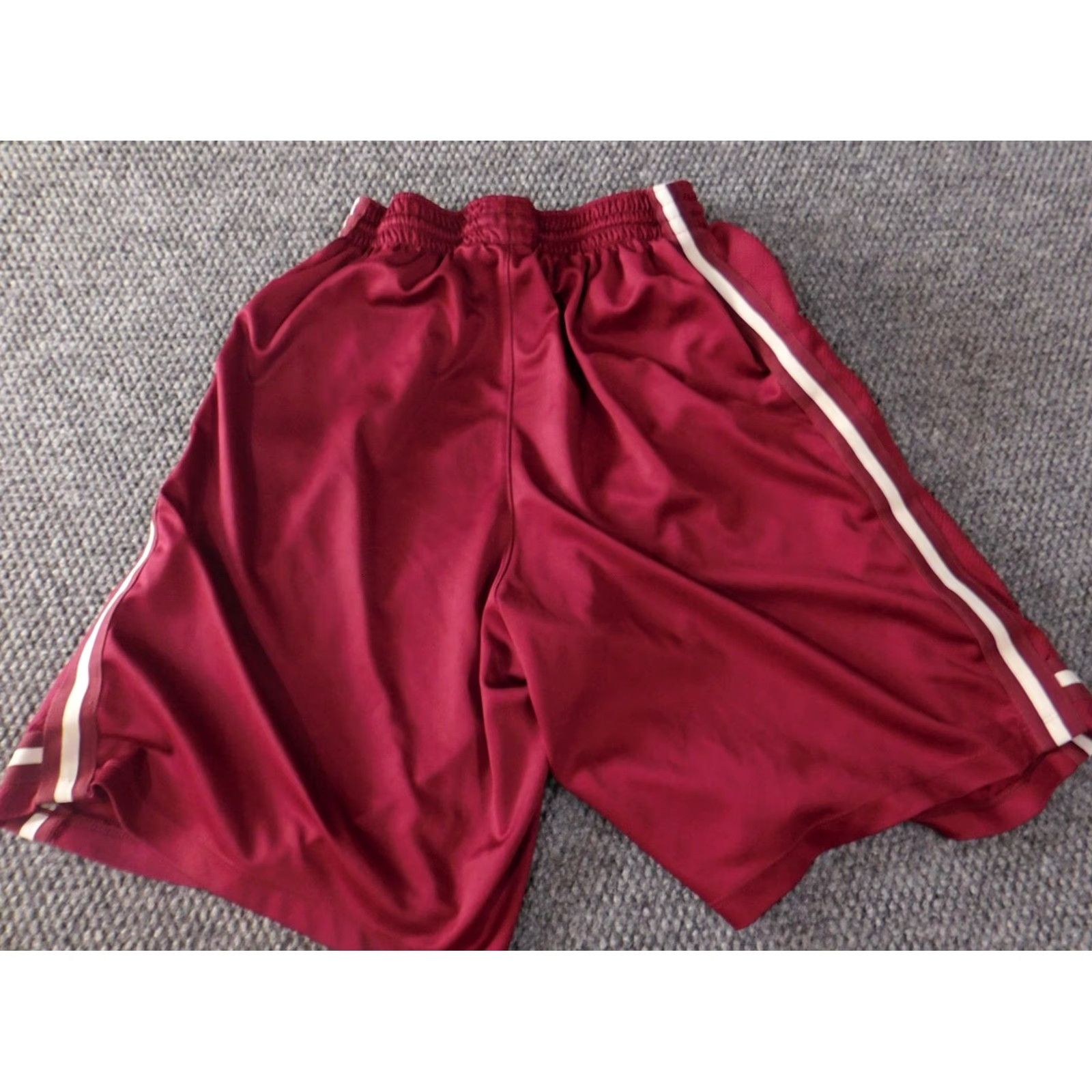 Nike Nike Womens Shorts XL Red Logo Athletic Stretch Waist Activewear Size 40" / US 18 - 6 Thumbnail