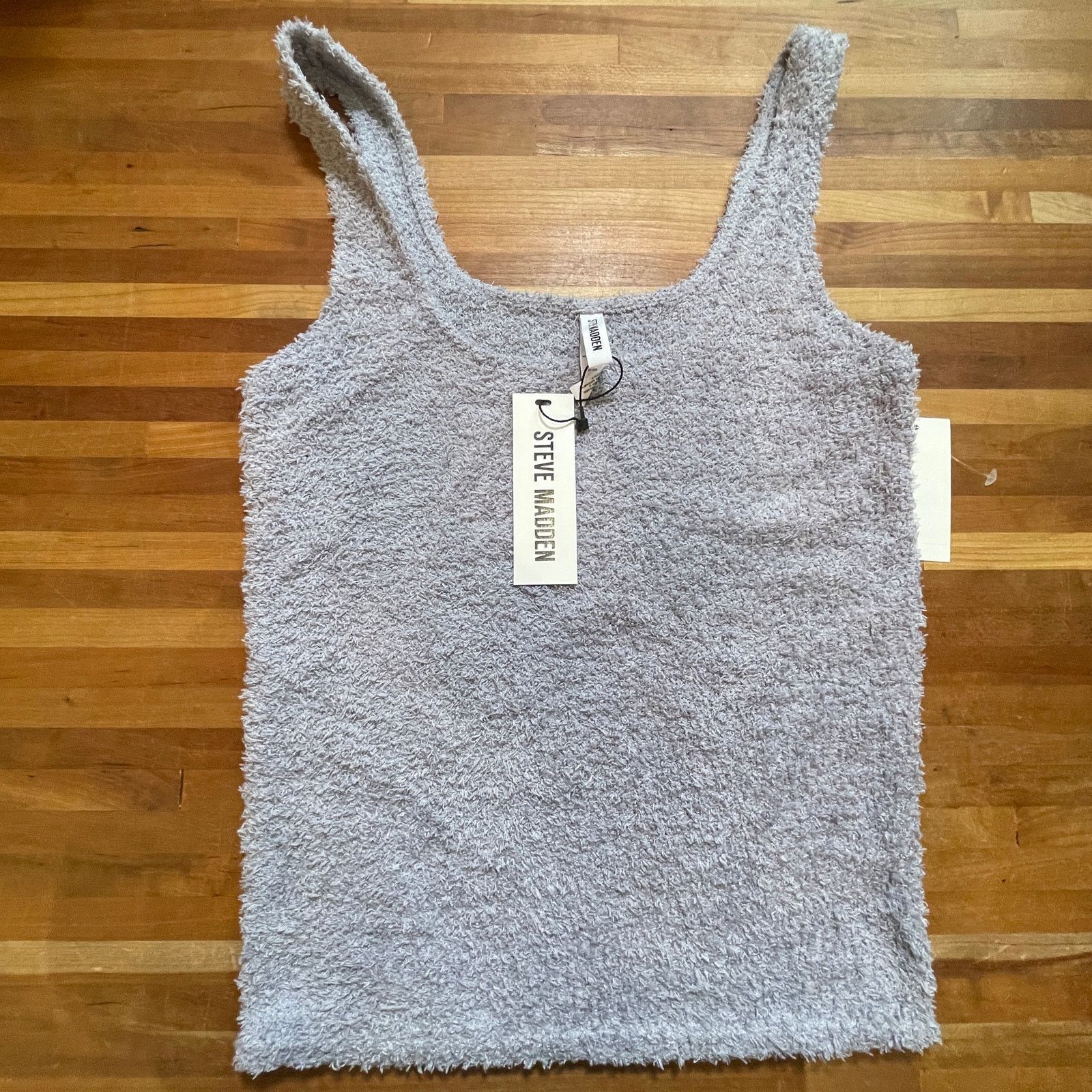 Steve Madden Steve Madden Women's Chenille Sleep Tank Top lilac grey M Size M / US 6-8 / IT 42-44 - 1 Thumbnail