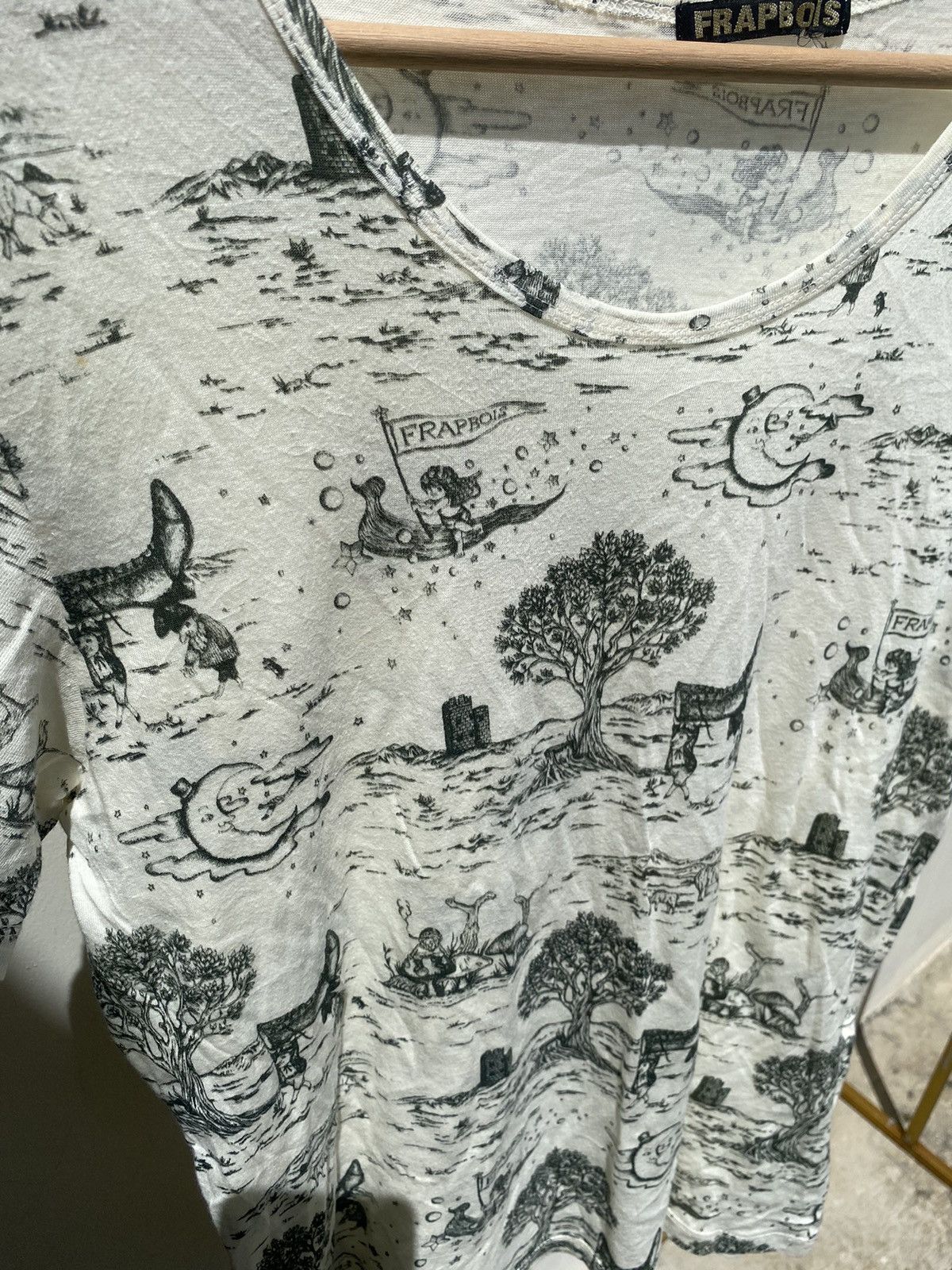 2000s Frapbois - All Over Print Tee