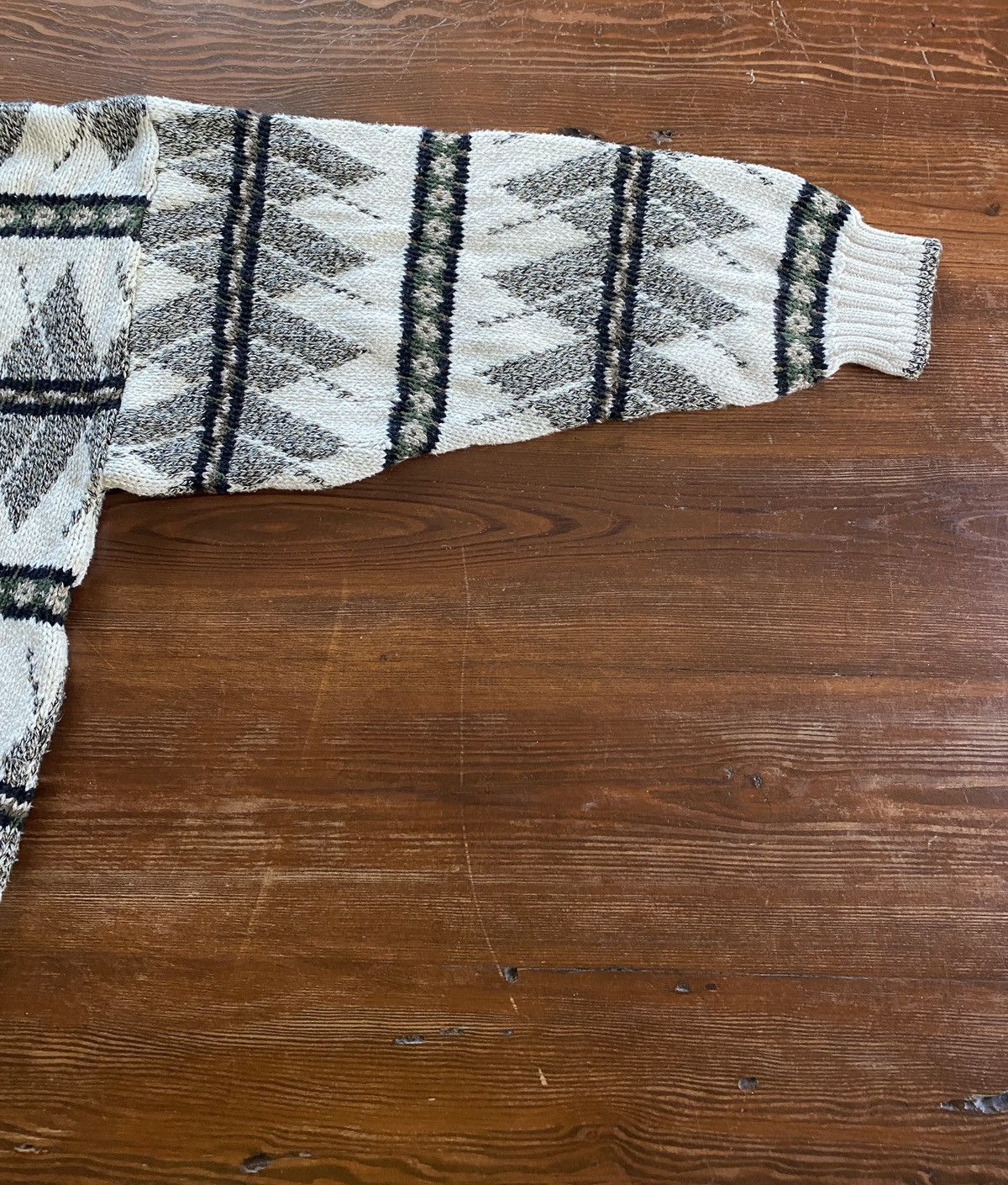 Bill Blass Vintage 90’s Bill Blass Textile Pattern Heavy Knit Sweater Size US XL / EU 56 / 4 - 11 Thumbnail