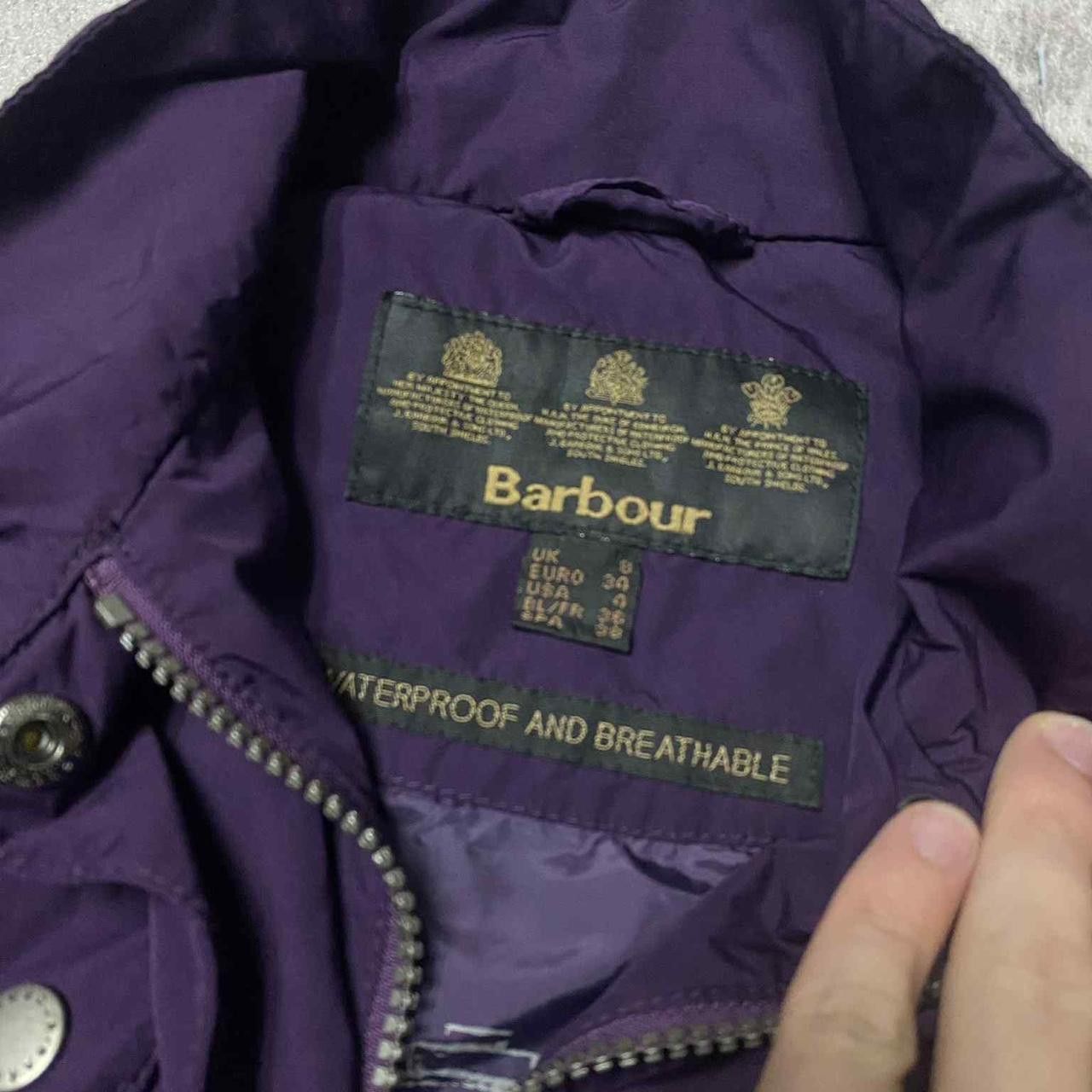 Barbour Purple Barbour waterproof jacket #waterproof Size L / US 10 / IT 46 - 3 Thumbnail